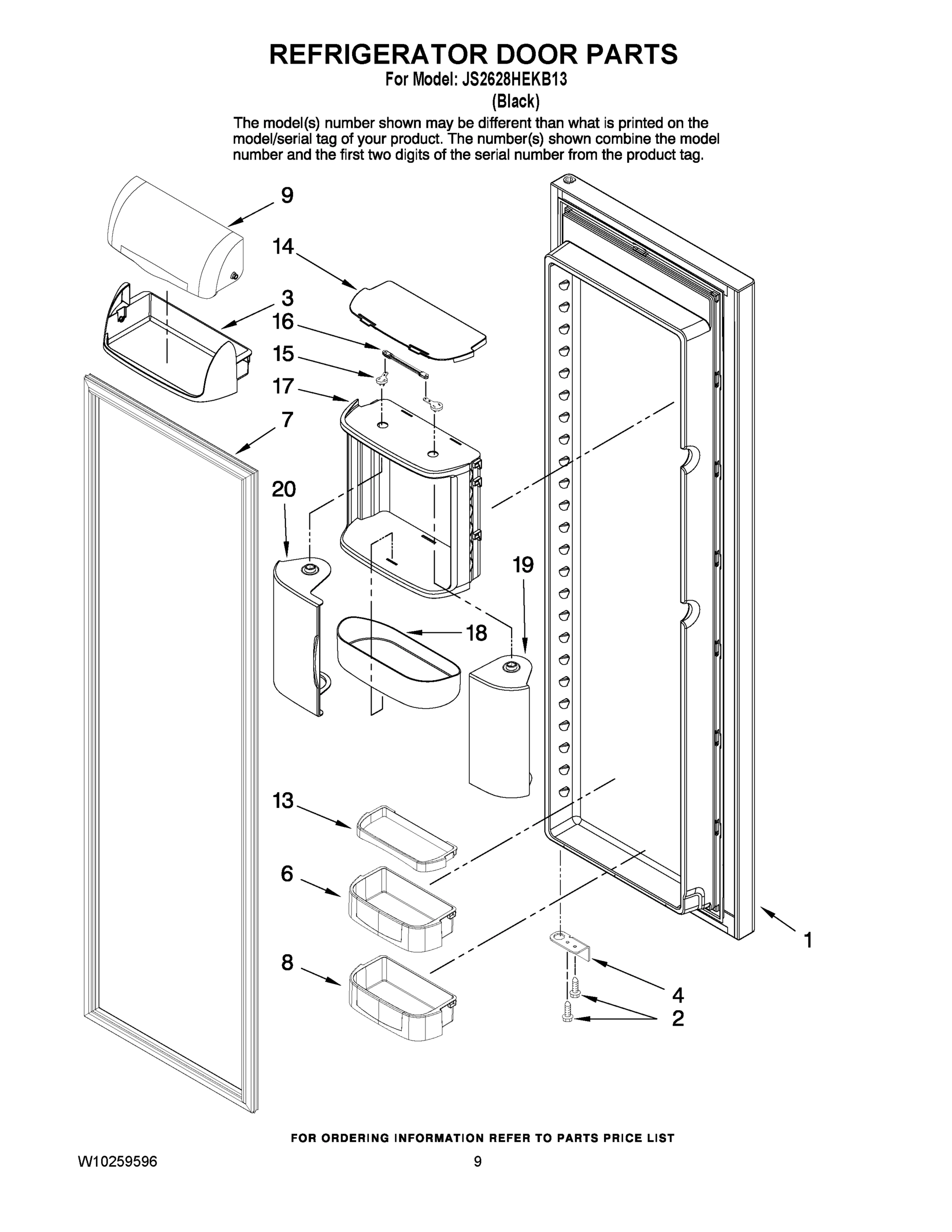 06 - REFRIGERATOR DOOR PARTS