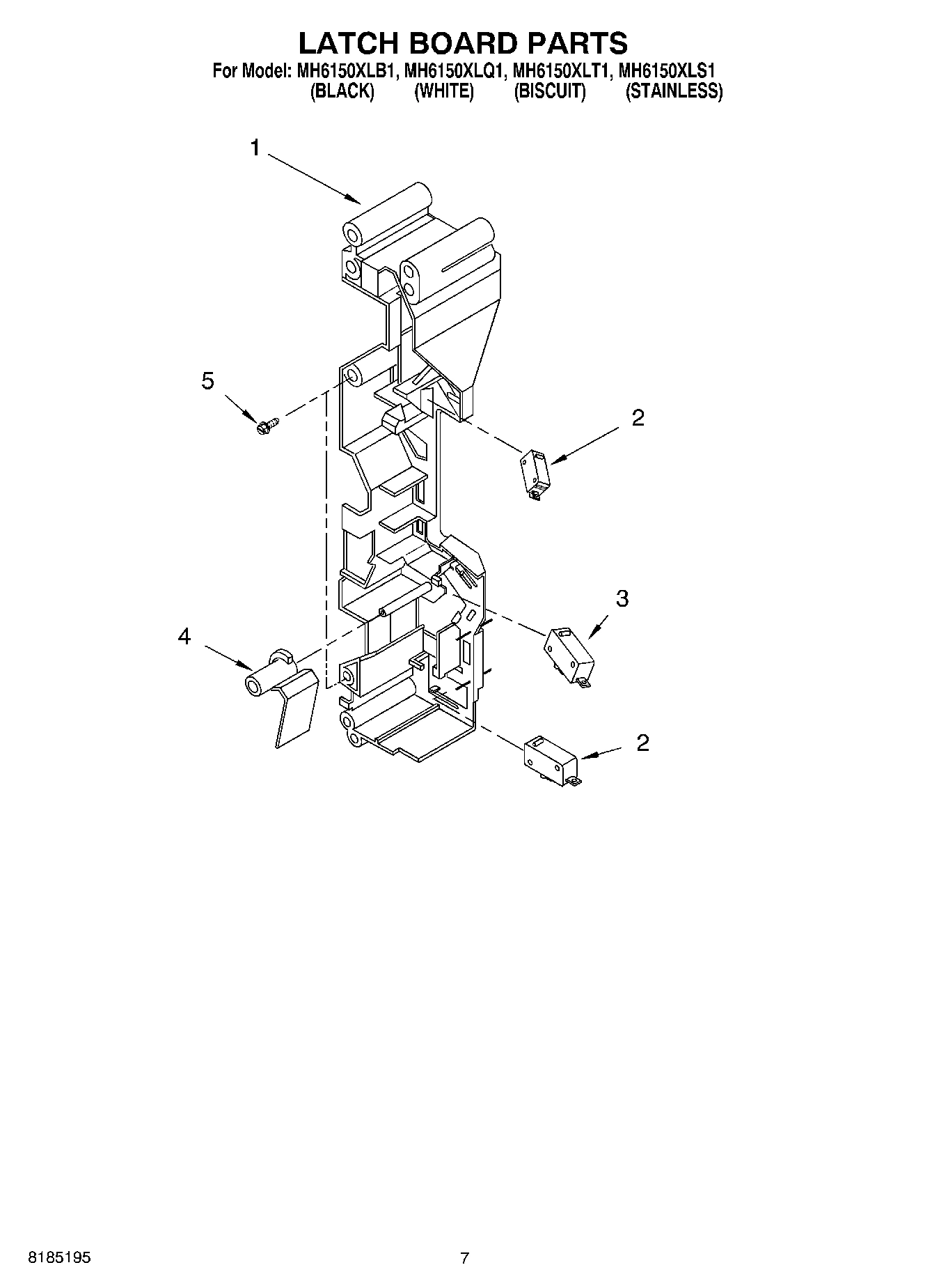 06 - LATCH BOARD PARTS
