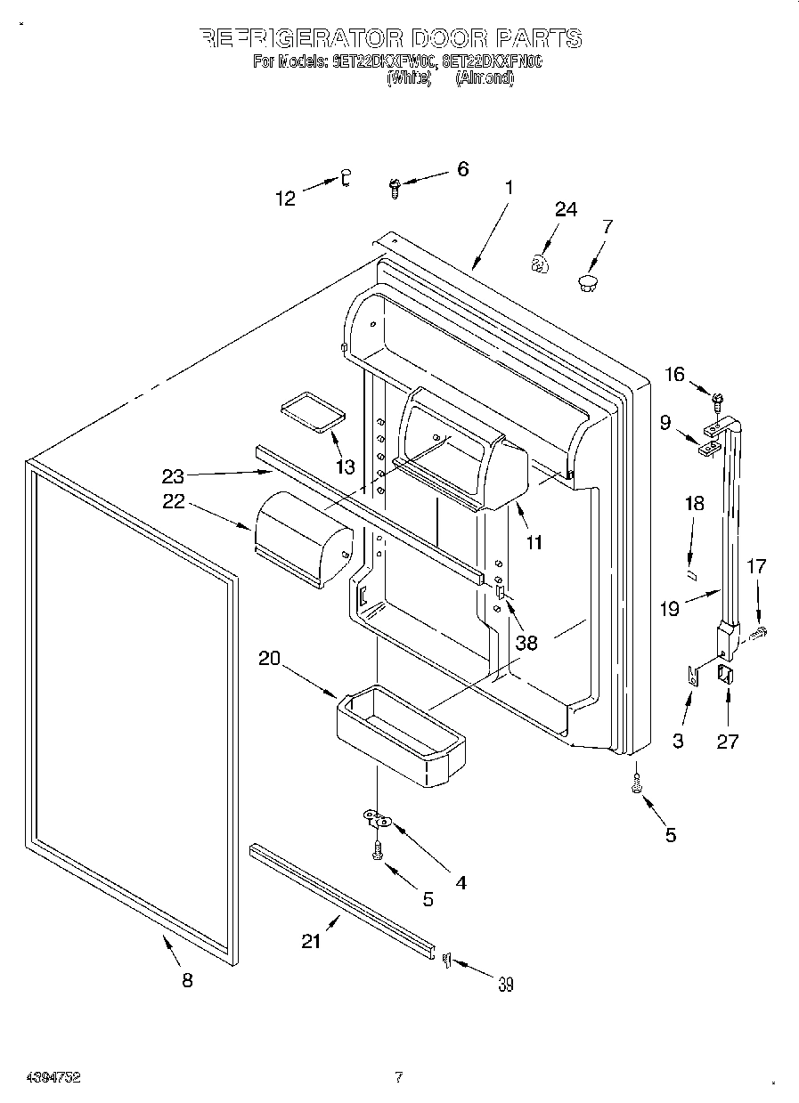 04 - REFRIGERATOR DOOR
