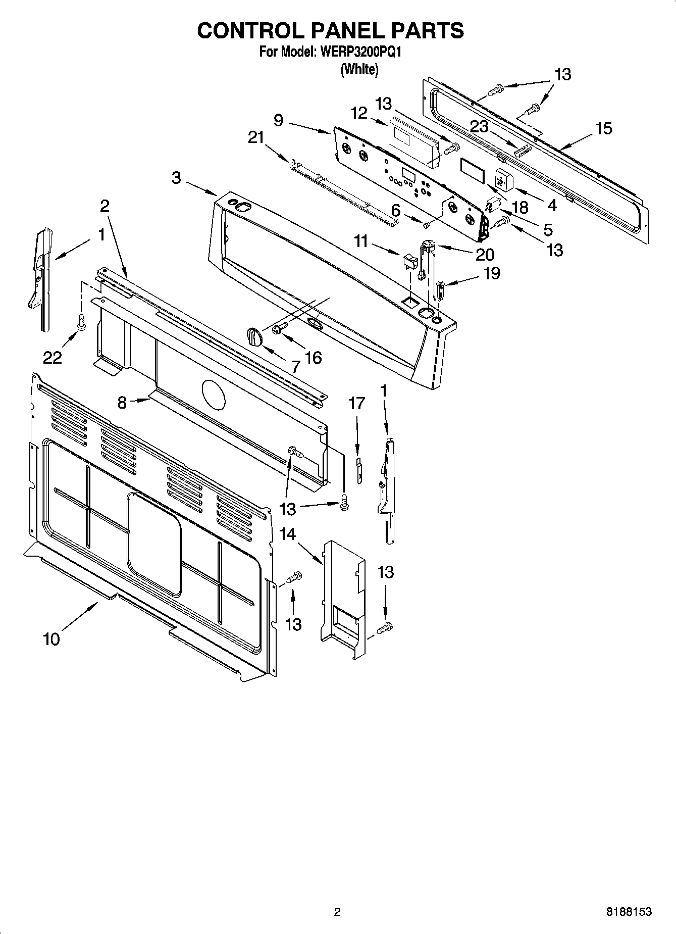 02 - CONTROL PANEL PARTS