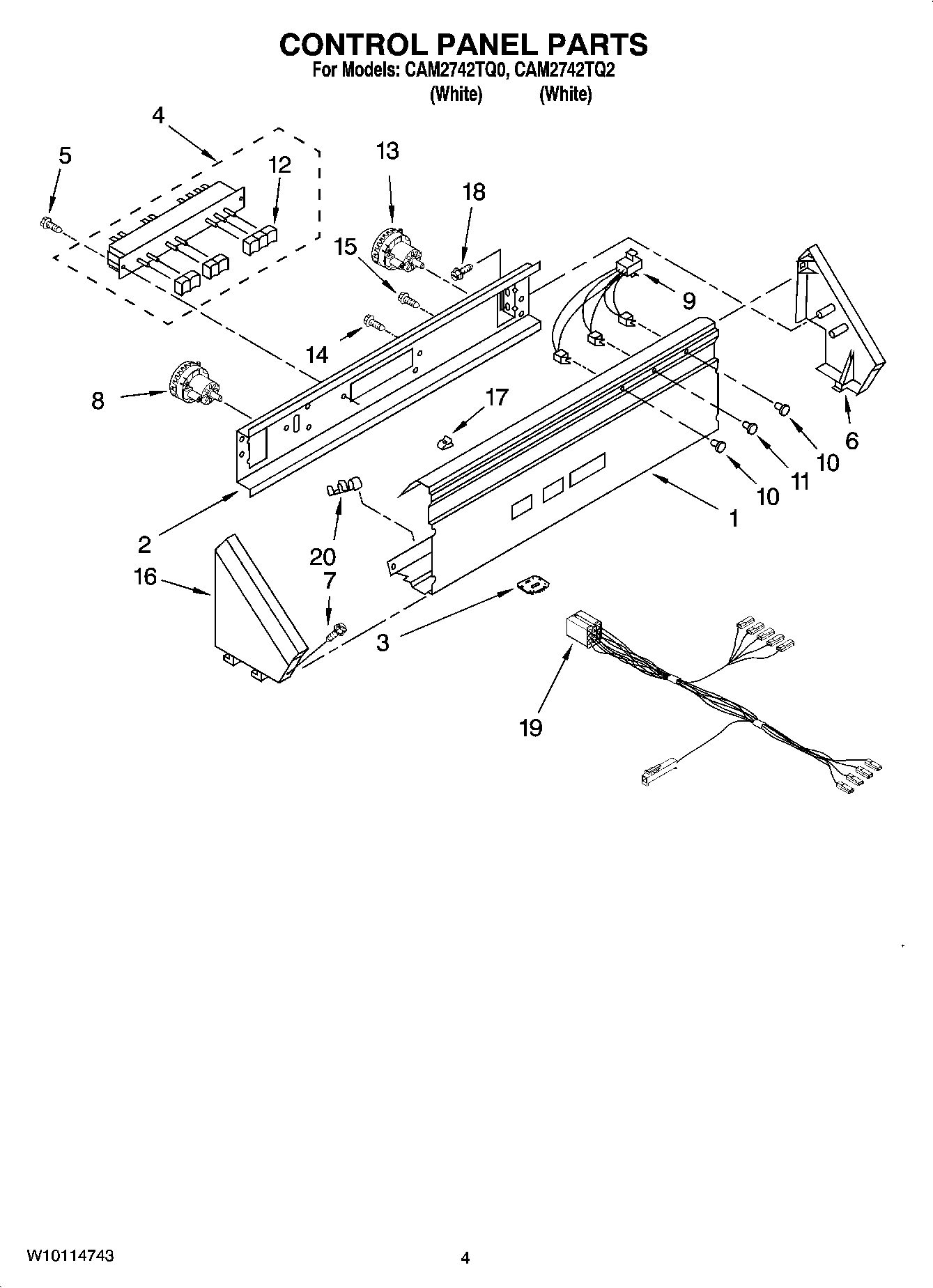 02 - CONTROL PANEL PARTS