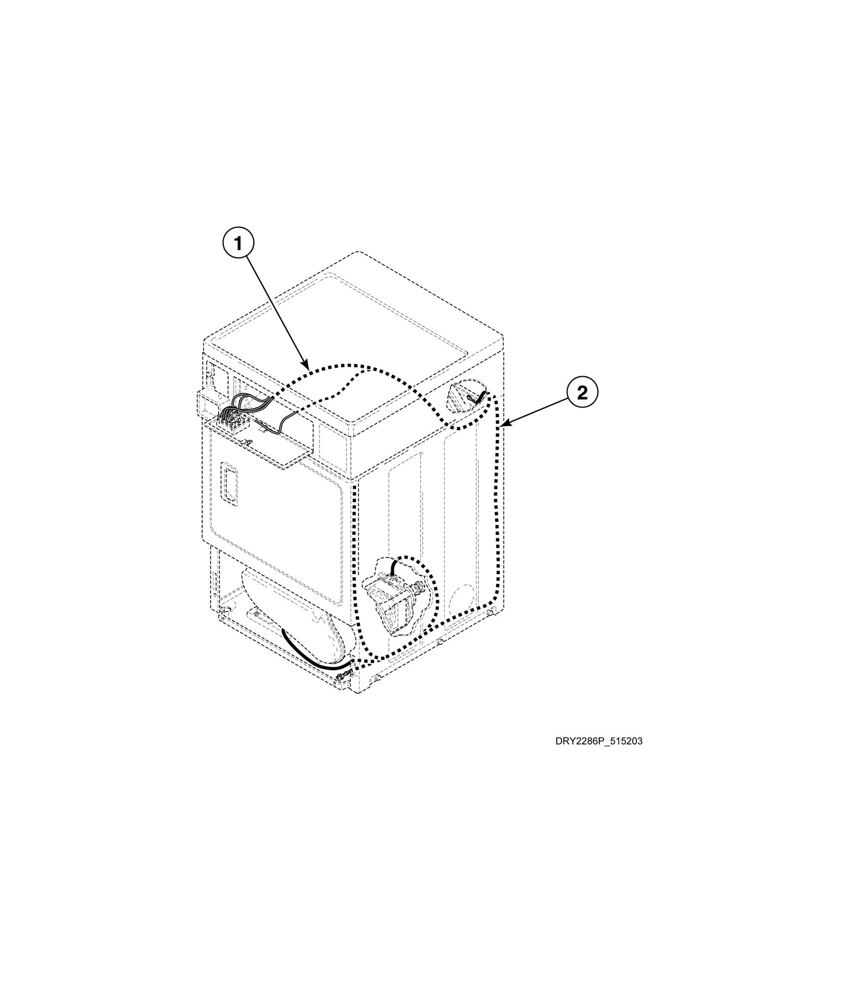 Wire Harnesses and Wires - Front Control Models (Drawing 2 of 2)
