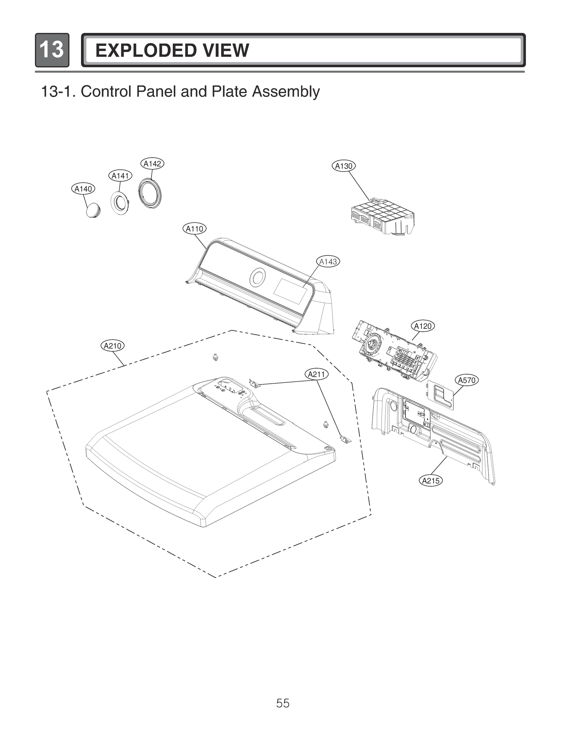 CONTROL PANEL AND PLATE ASSEMBLY