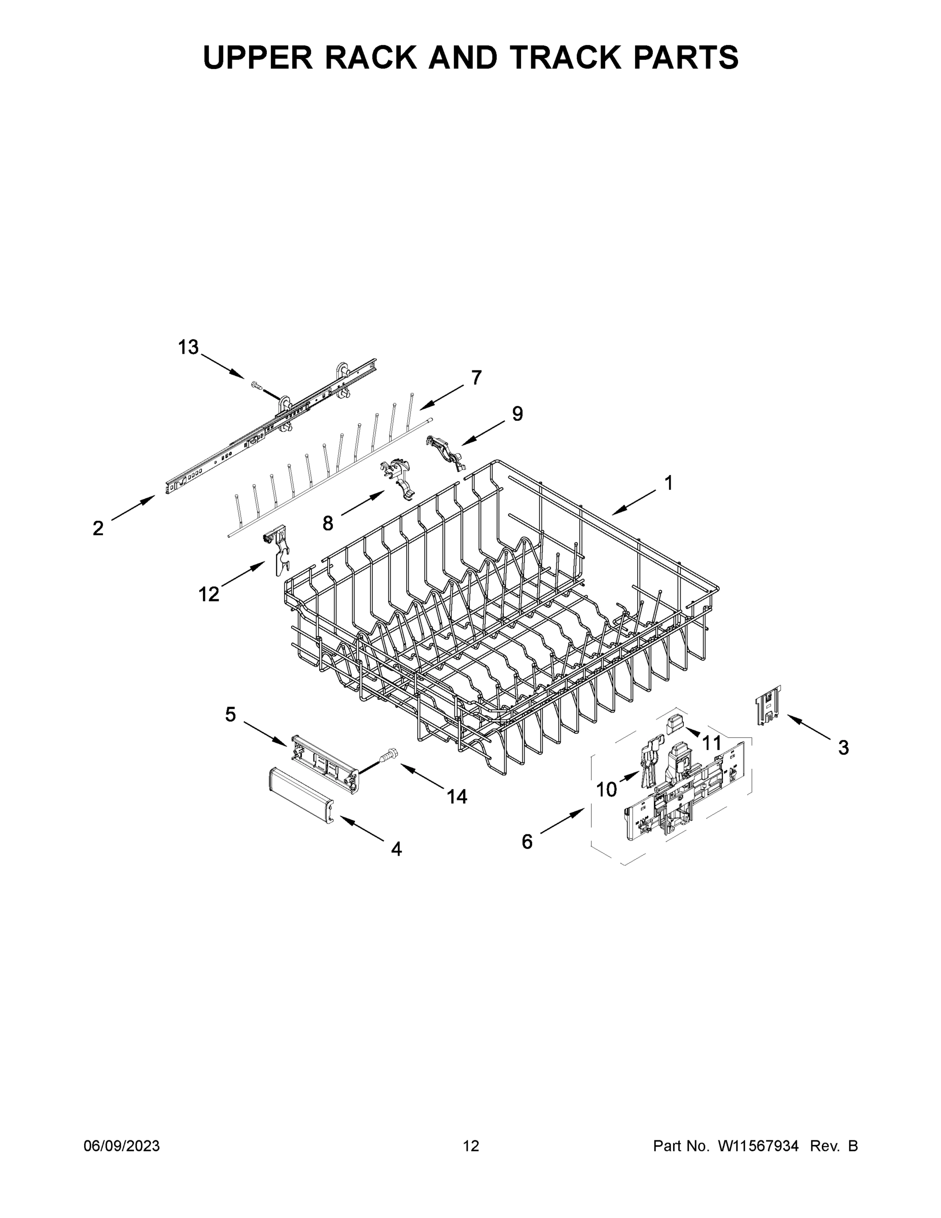 07 - UPPER RACK AND TRACK PARTS