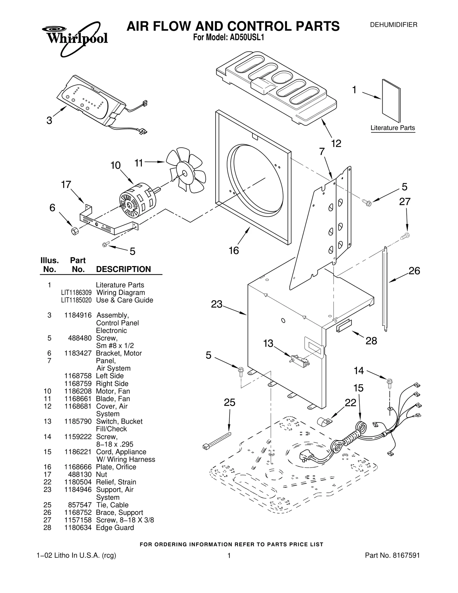 AIR FLOW AND CONTROL PARTS