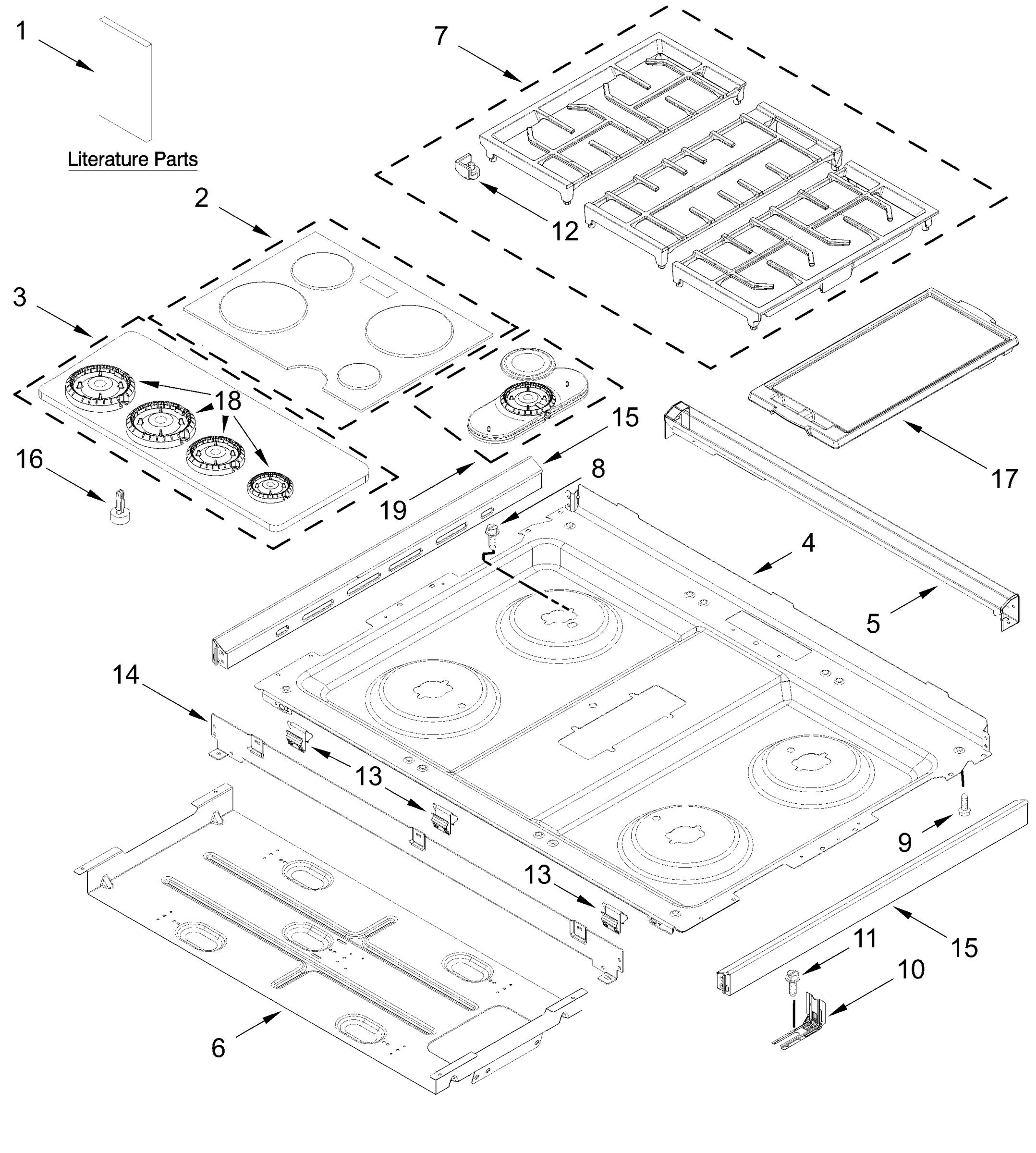 COOKTOP PARTS
