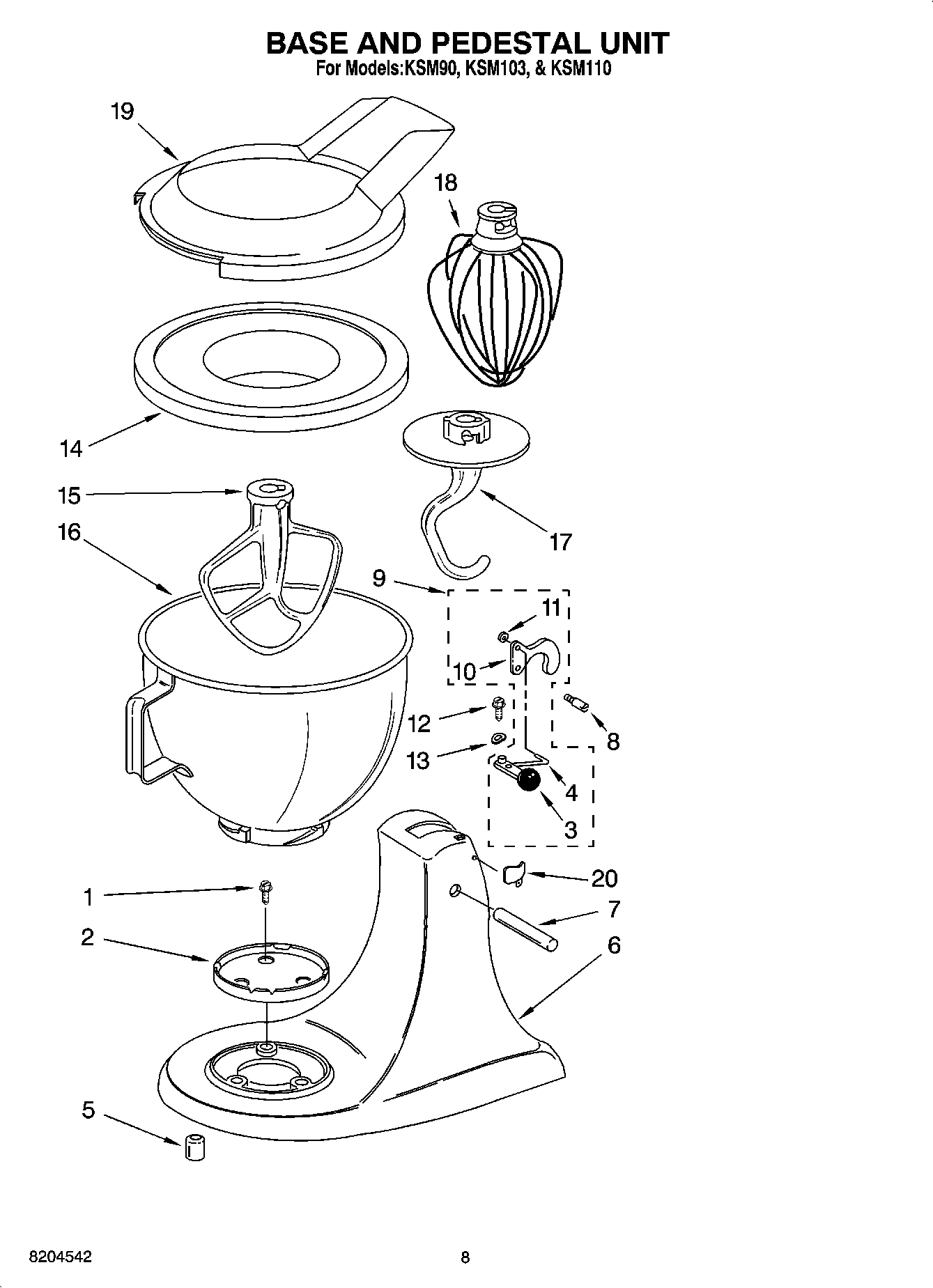 04 - BASE AND PEDESTAL UNIT