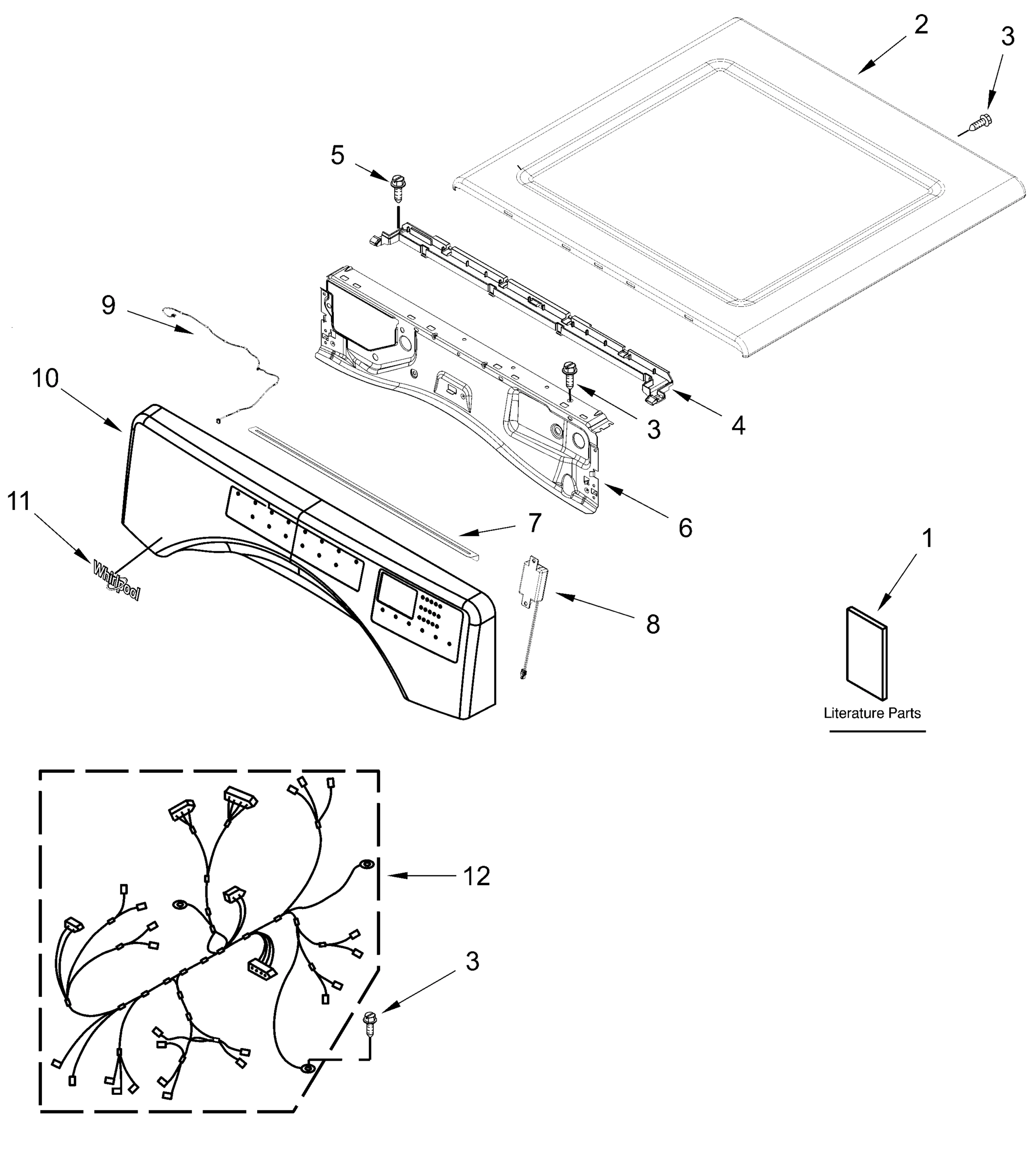 TOP AND CONSOLE PARTS