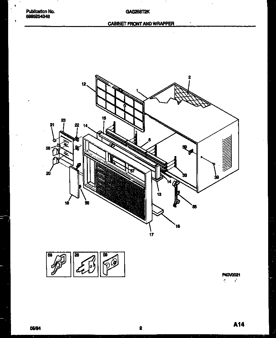 02 - CABINET FRONT AND WRAPPER