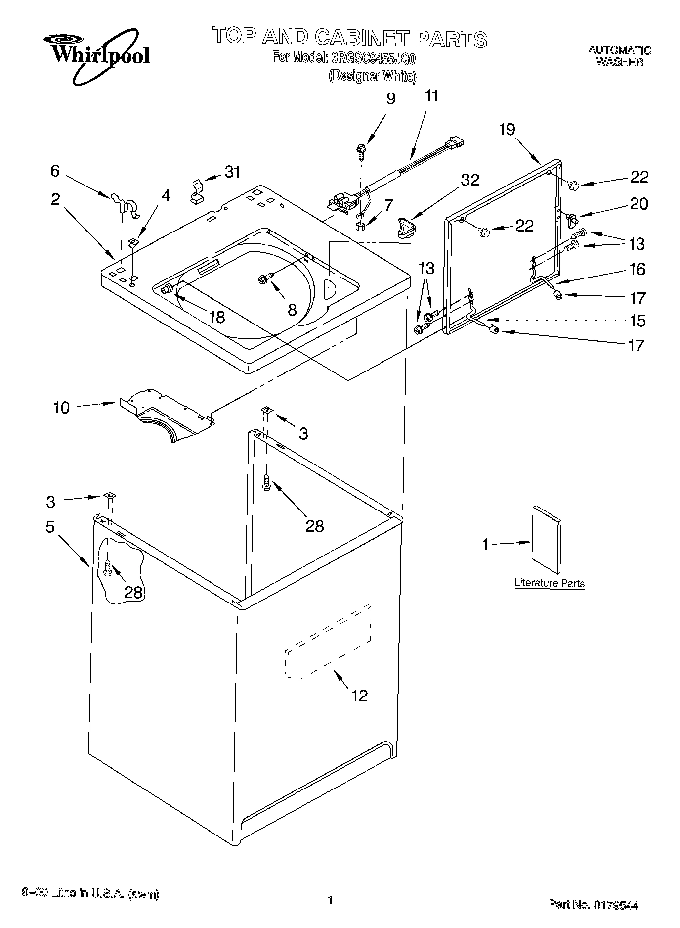 01 - TOP AND CABINET, LITERATURE