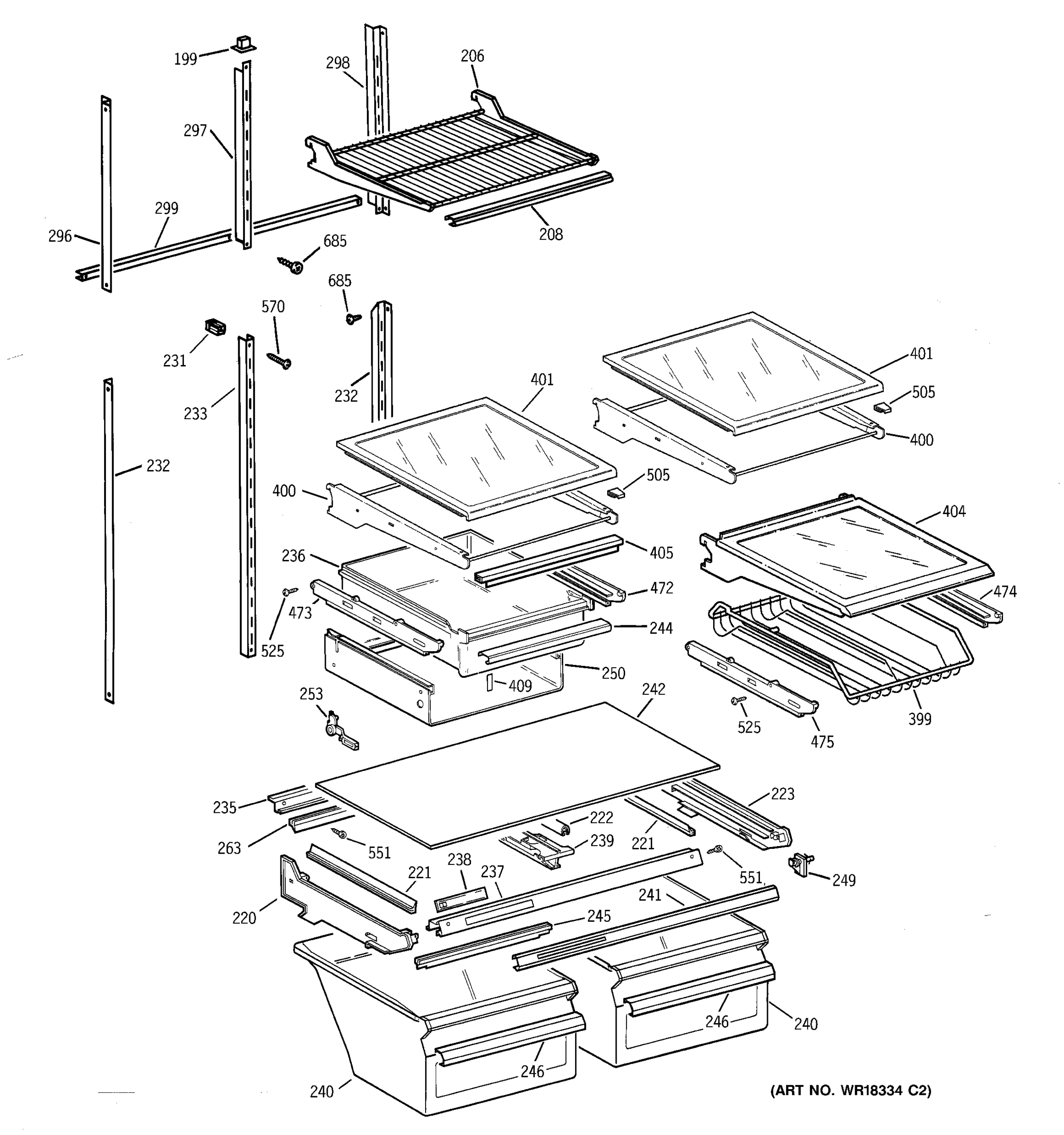 SHELF PARTS