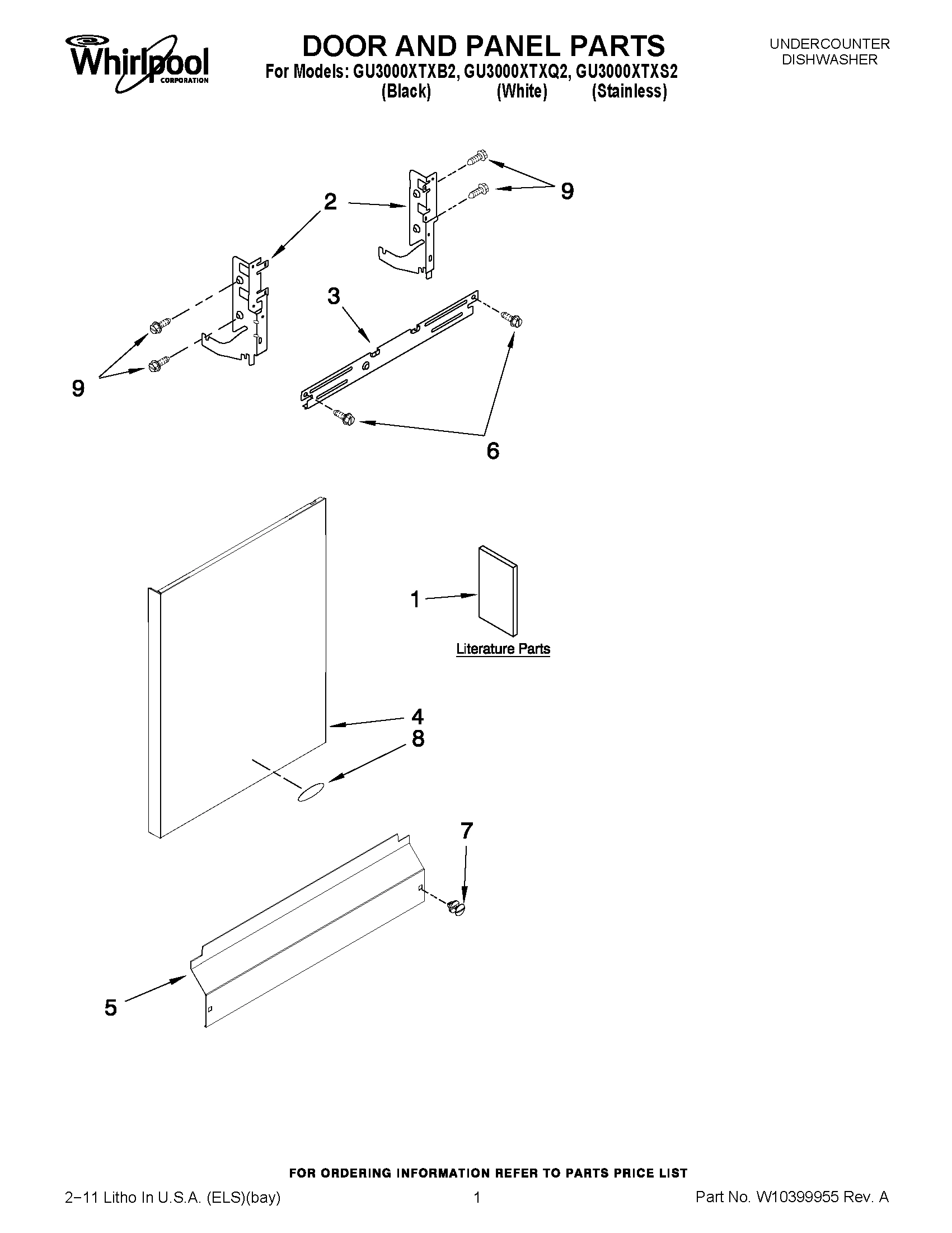 01 - DOOR AND PANEL PARTS