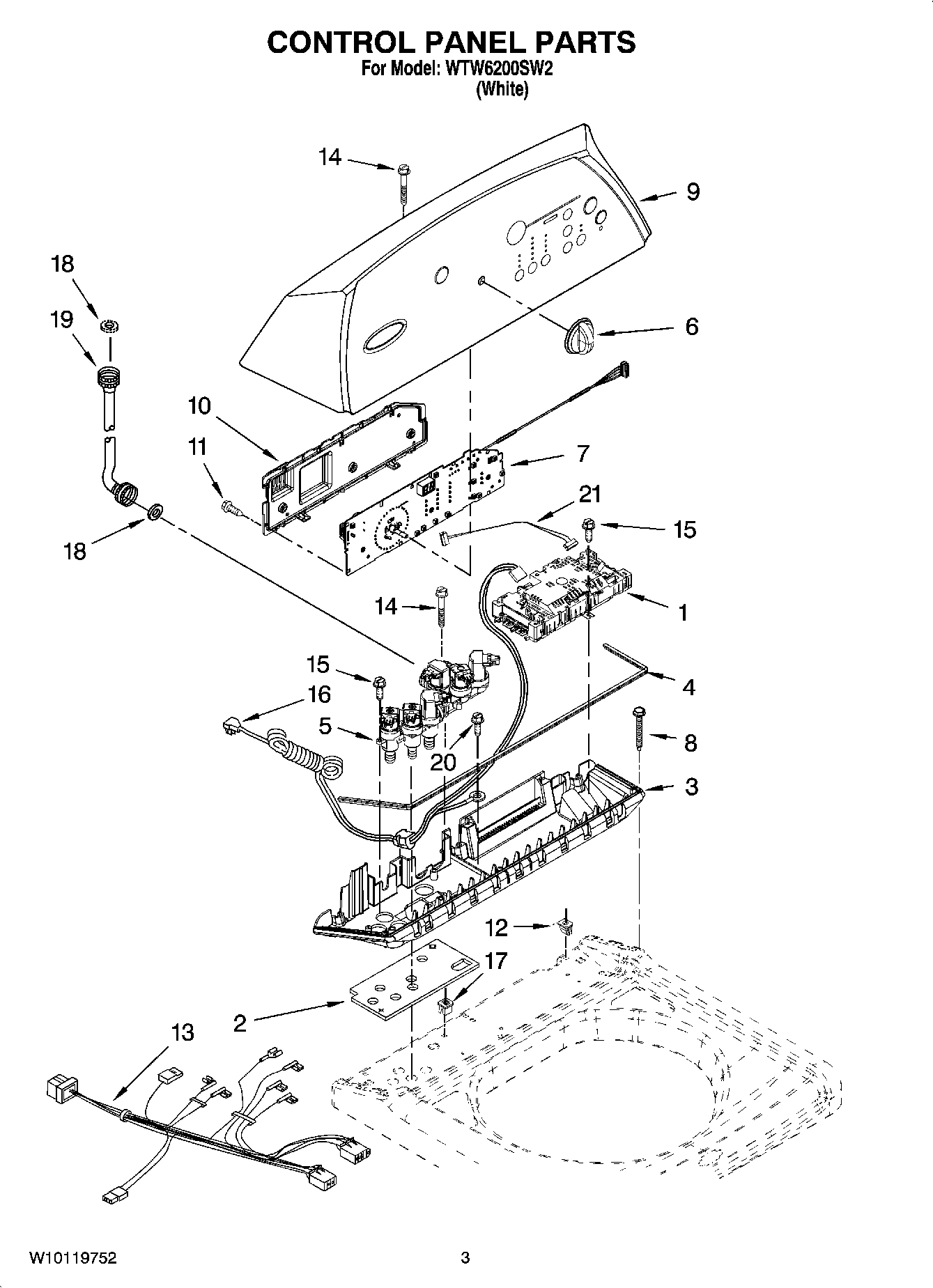 02 - CONTROL PANEL PARTS