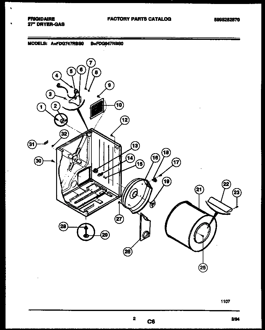 02 - CABINET AND COMPONENT PARTS