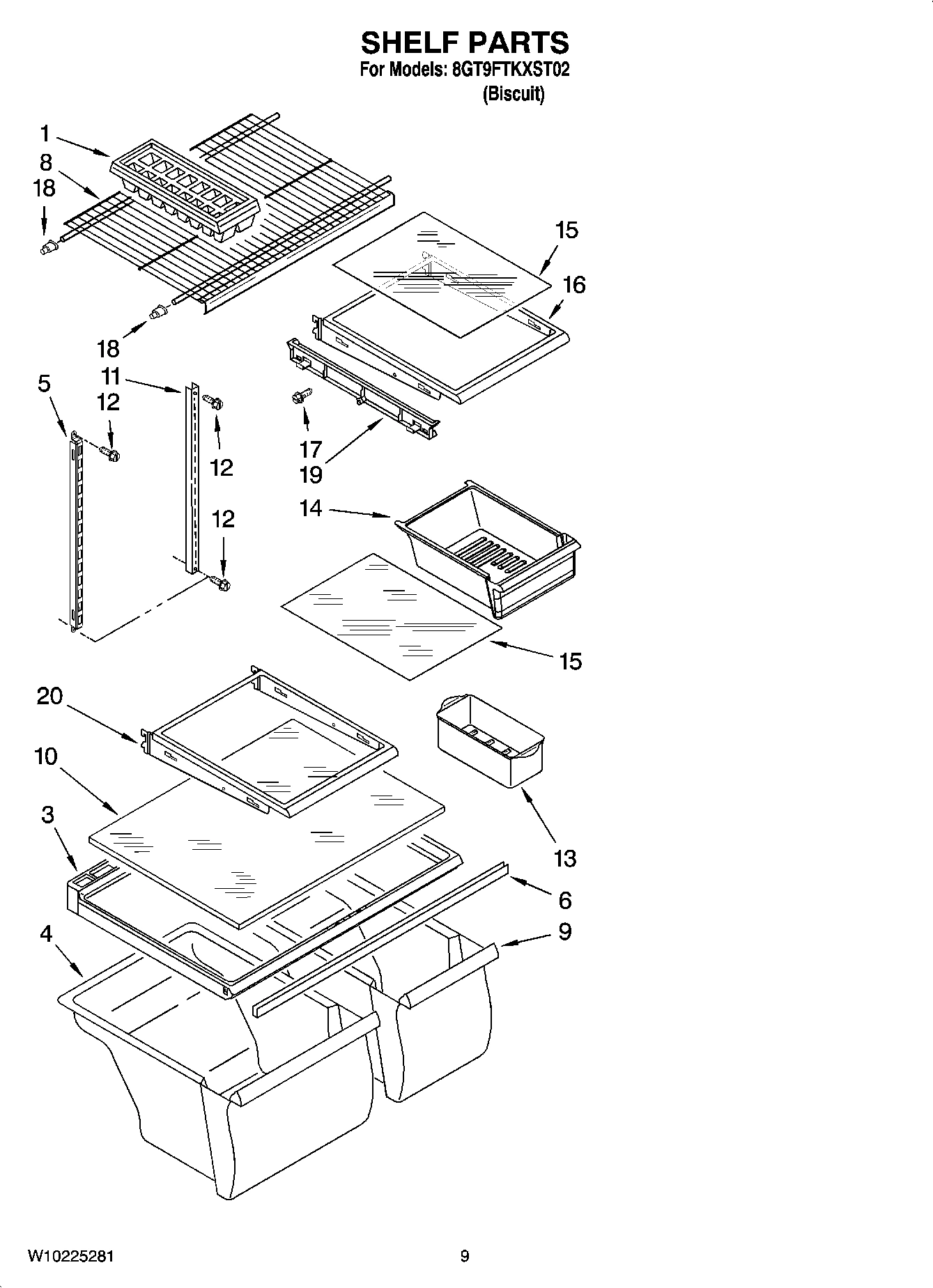 05 - SHELF PARTS, OPTIONAL PARTS