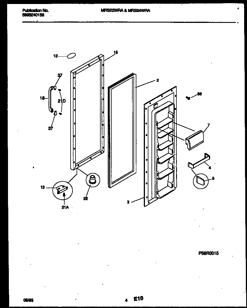 03 - REFRIGERATOR DOOR PARTS