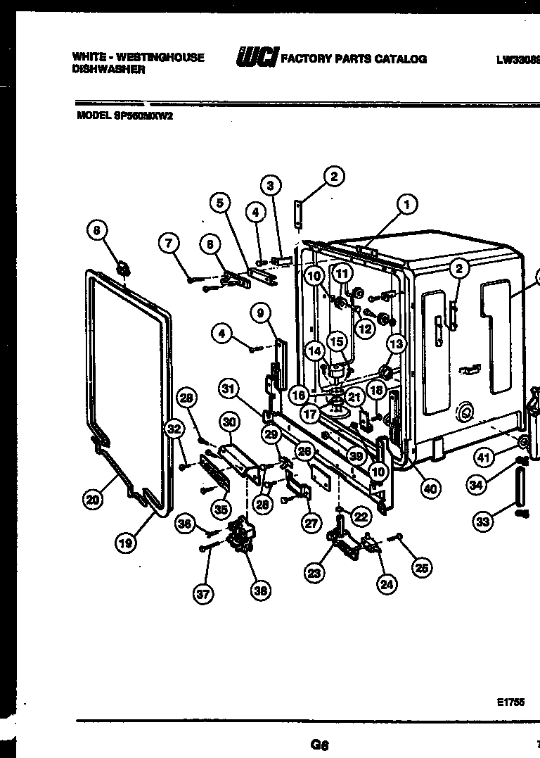 05 - TUB AND FRAME PARTS