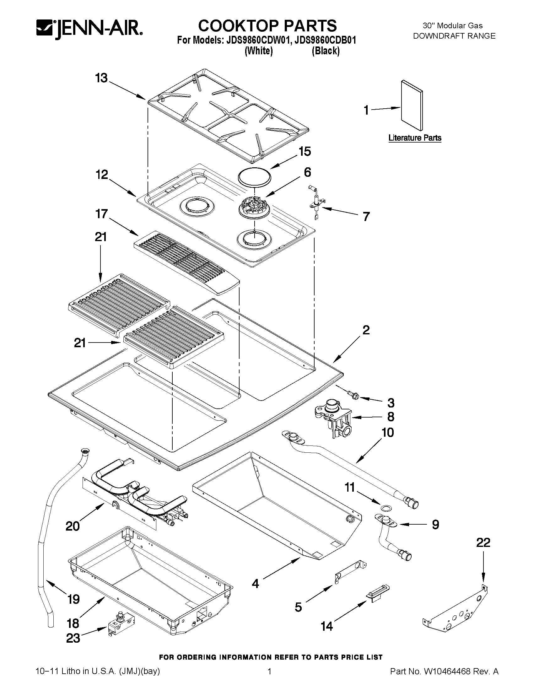 01 - COOKTOP PARTS