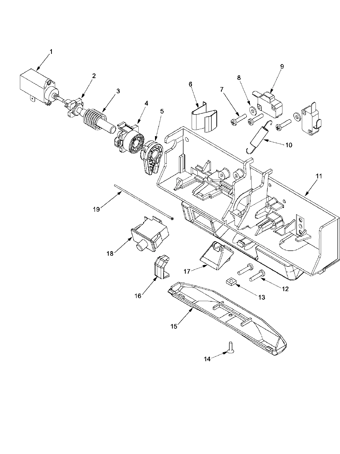 17 - DOOR LATCH ASSY