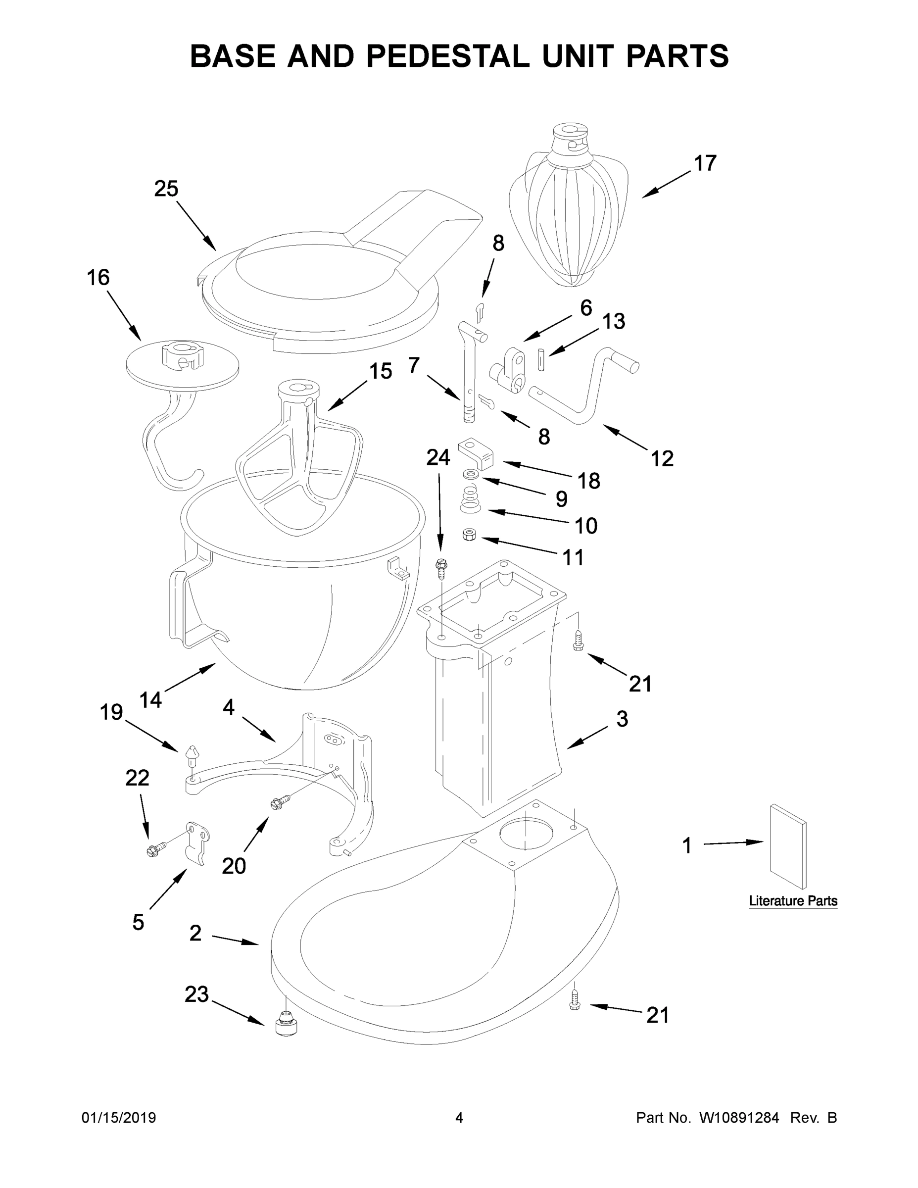 03 - BASE AND PEDESTAL UNIT PARTS