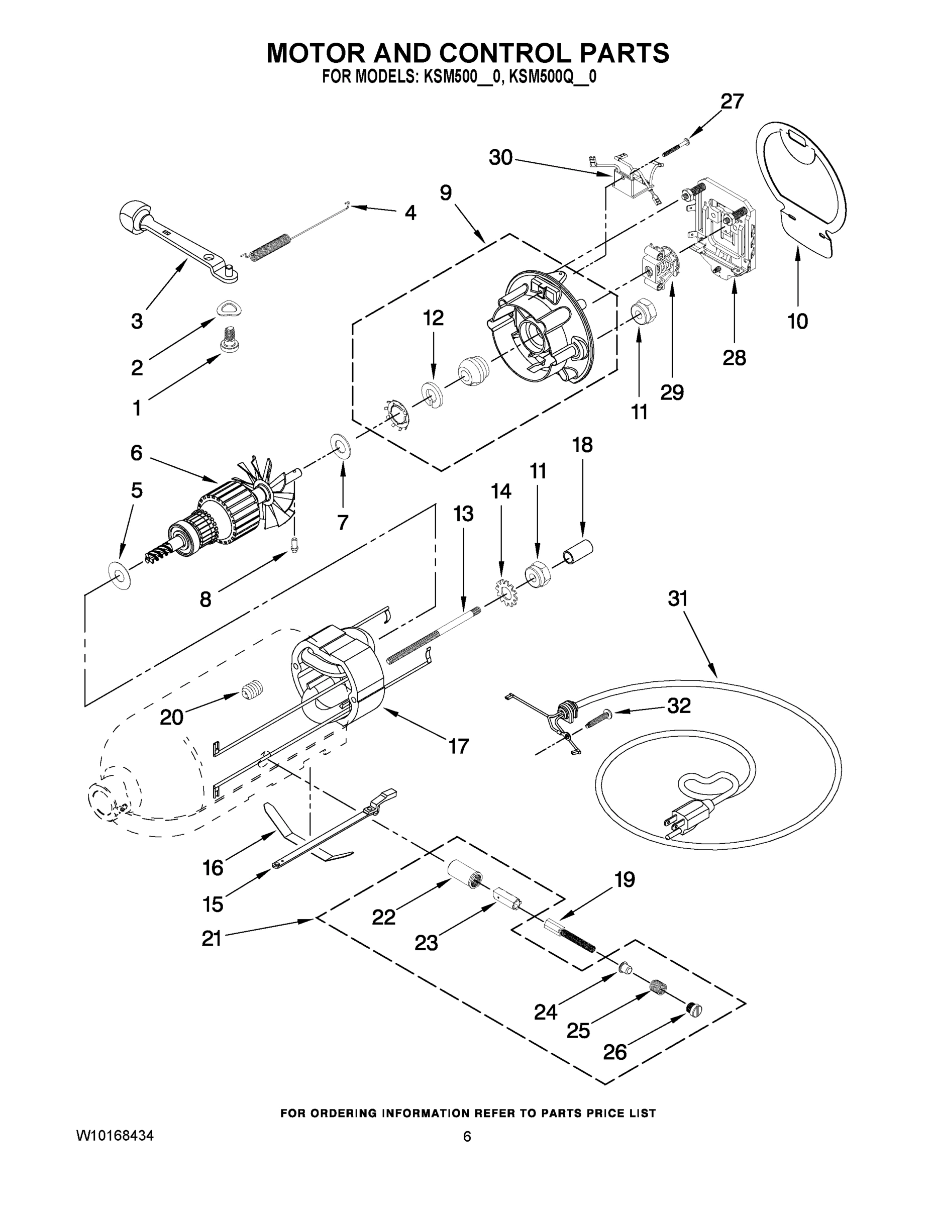 03 - MOTOR AND CONTROL PARTS