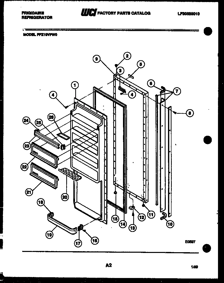 02 - REFRIGERATOR DOOR PARTS