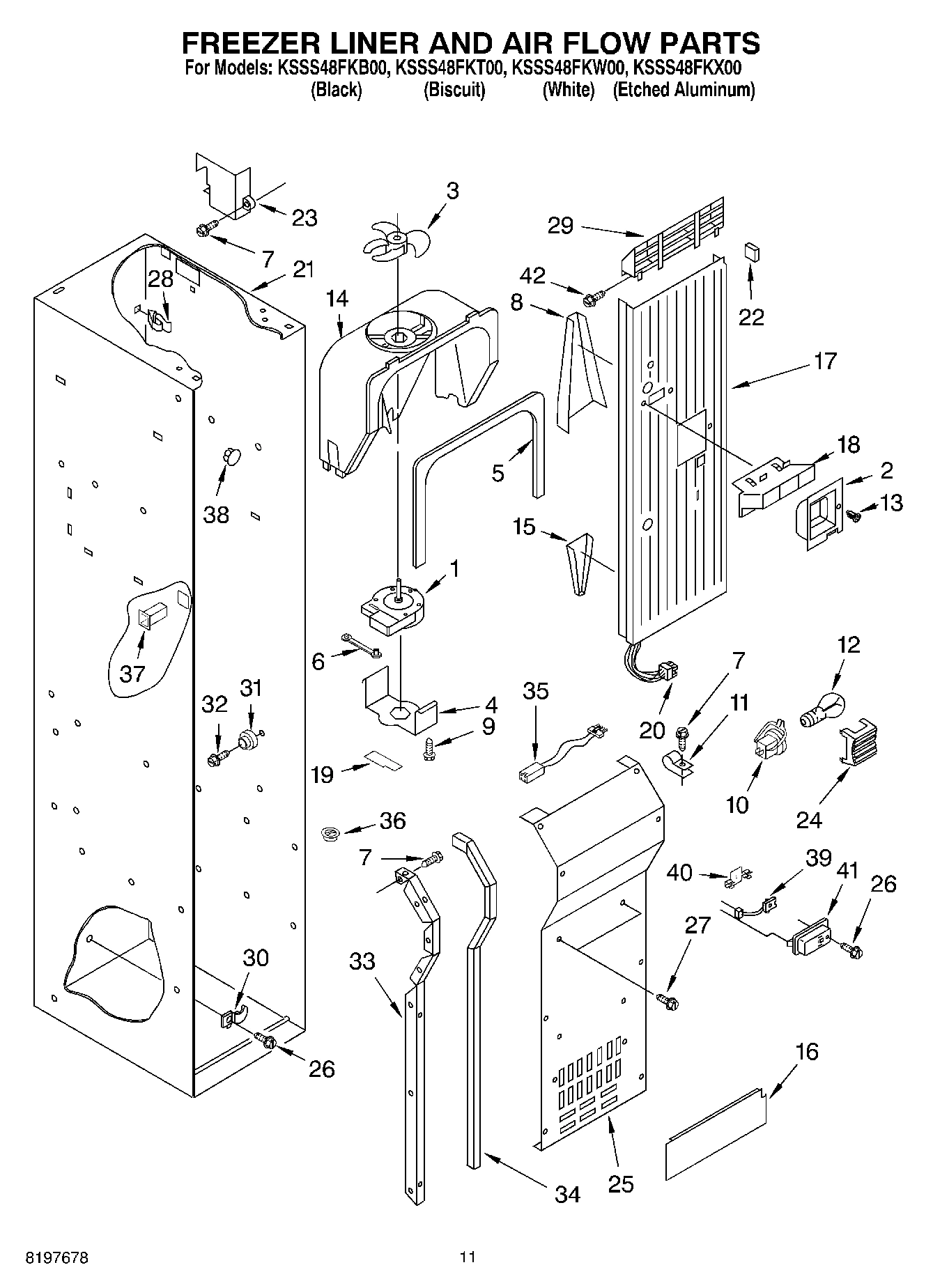 08 - FREEZER LINER AND AIR FLOW
