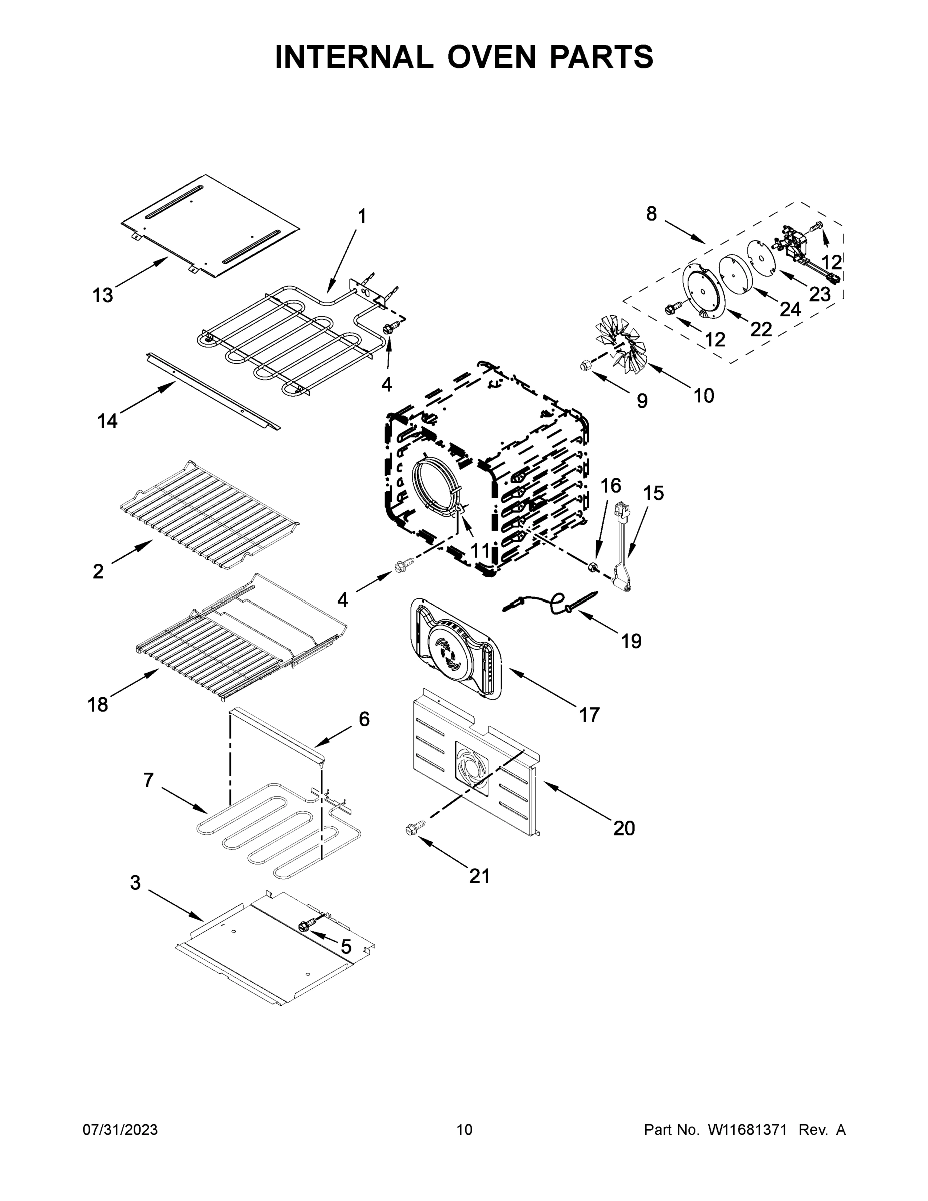 06 - INTERNAL OVEN PARTS