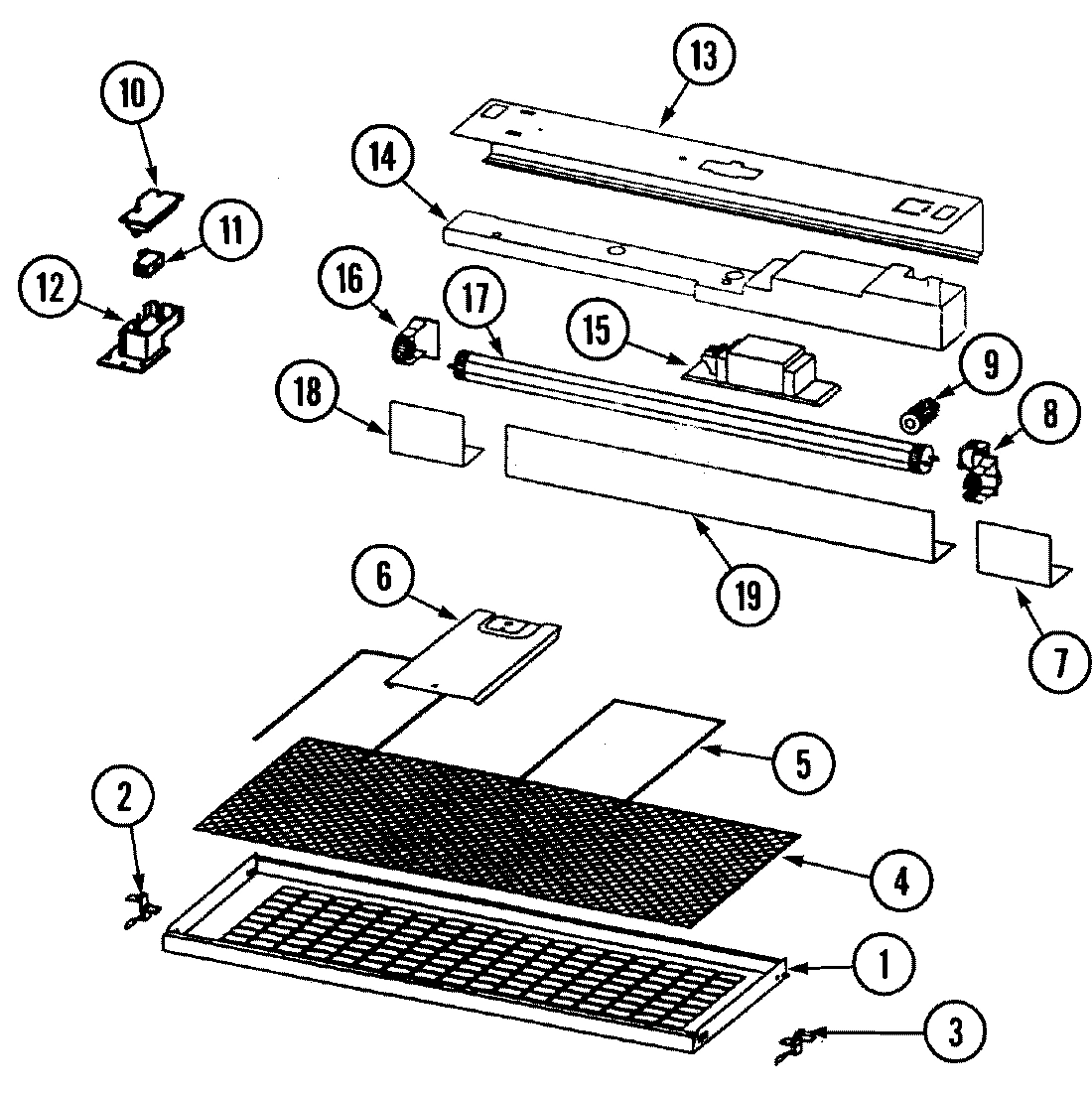 06 - GRILL & FILTER ASSEMBLY (SERIES 11)