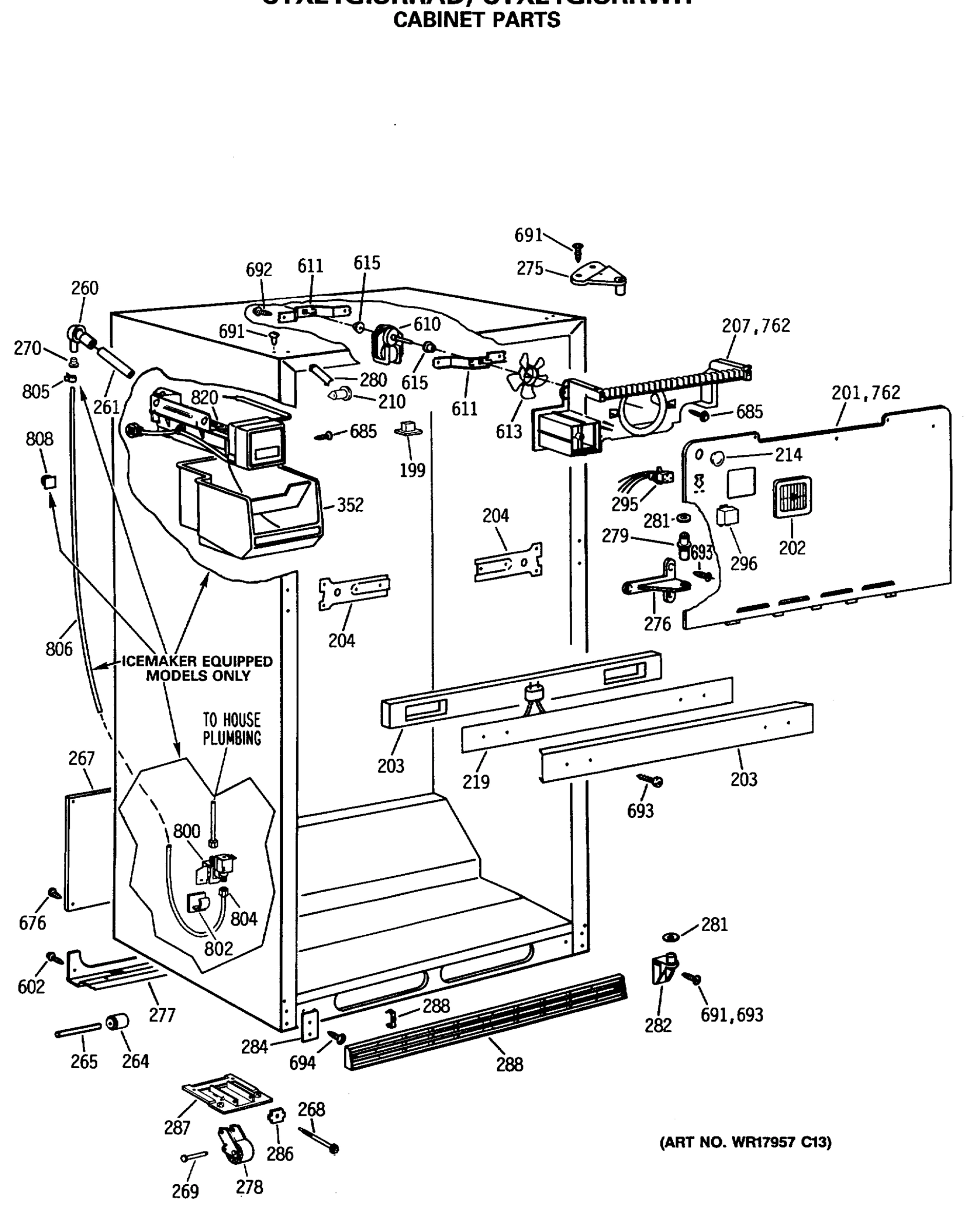 CABINET PARTS