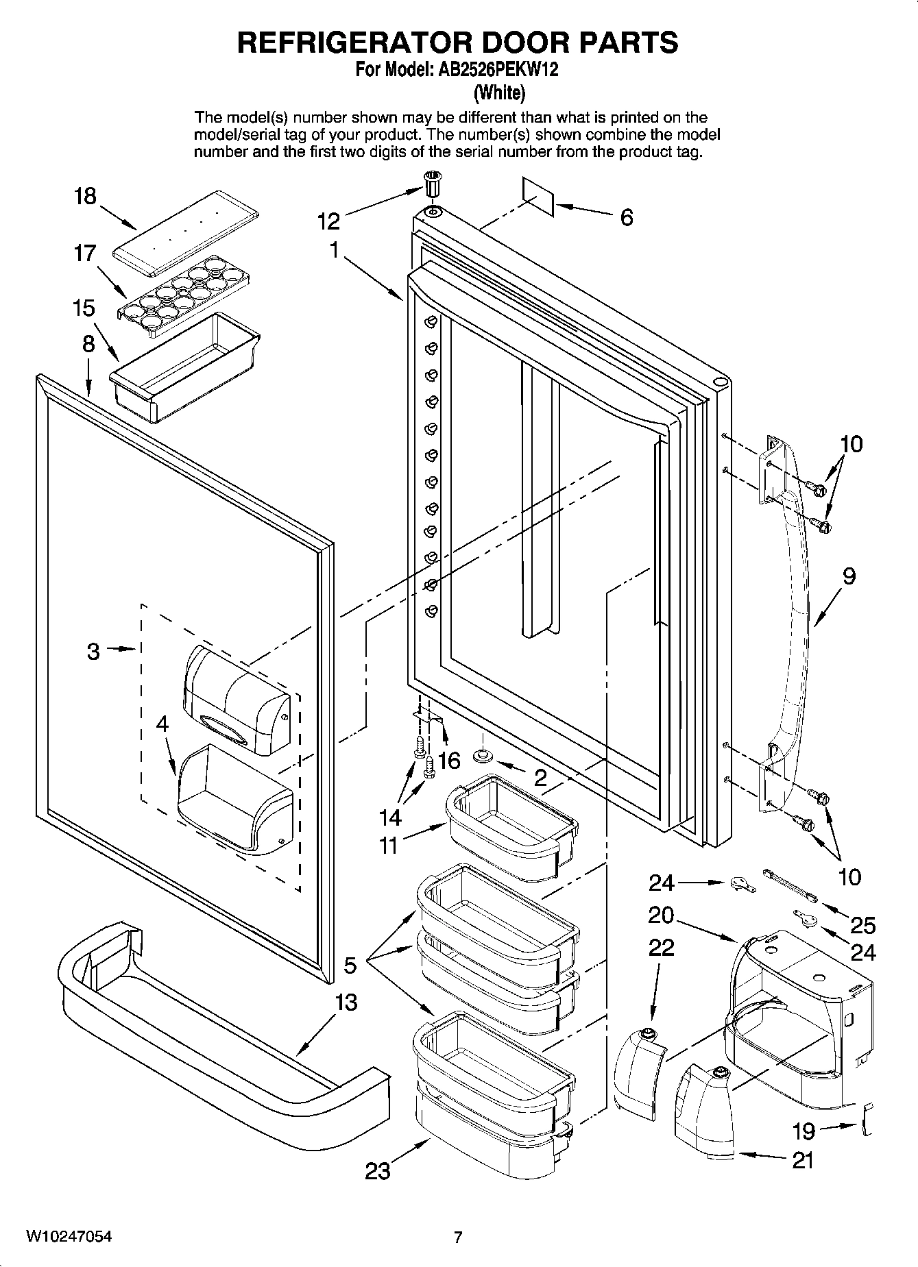 04 - REFRIGERATOR DOOR PARTS