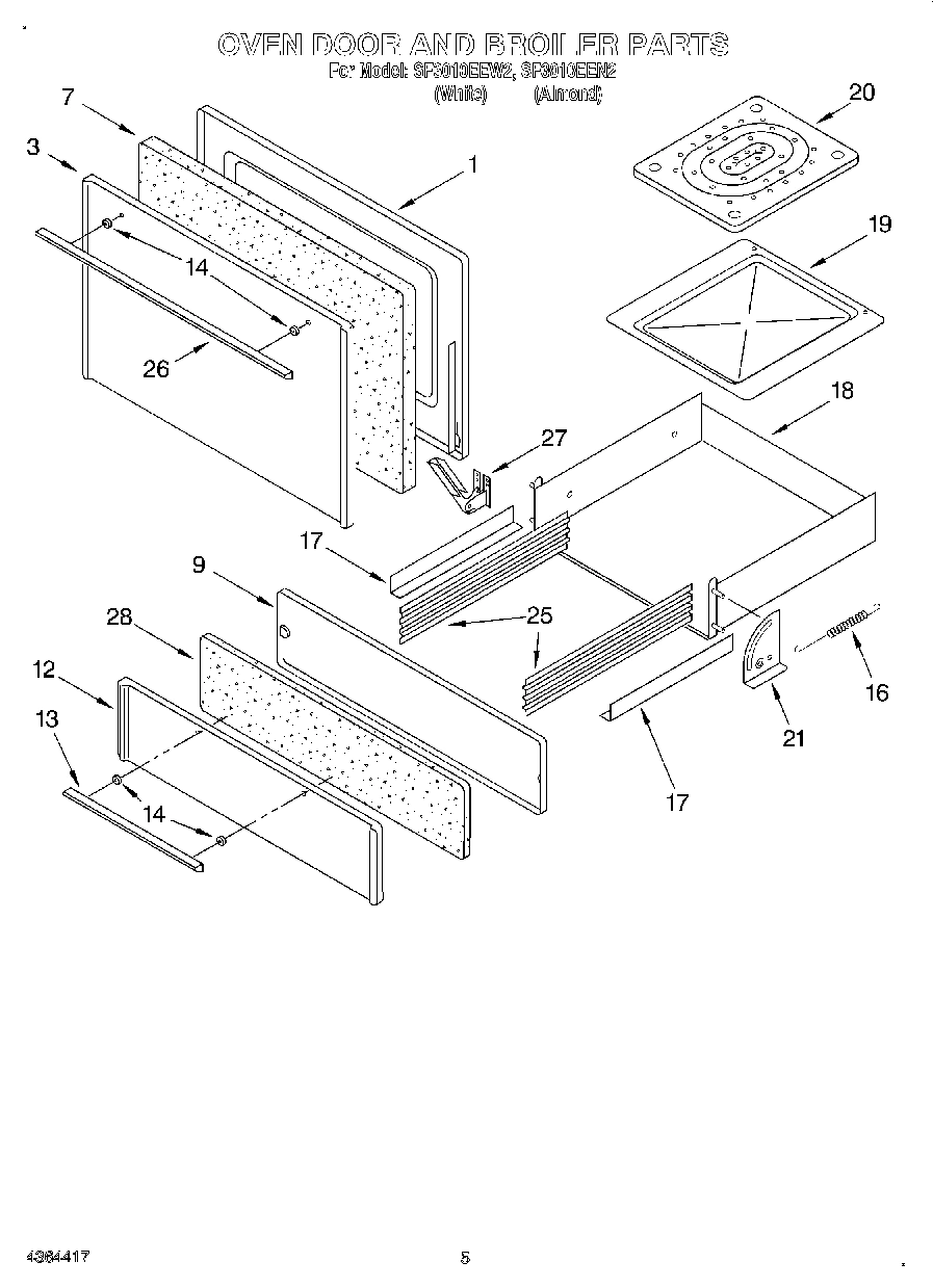 03 - OVEN DOOR & BROILER
