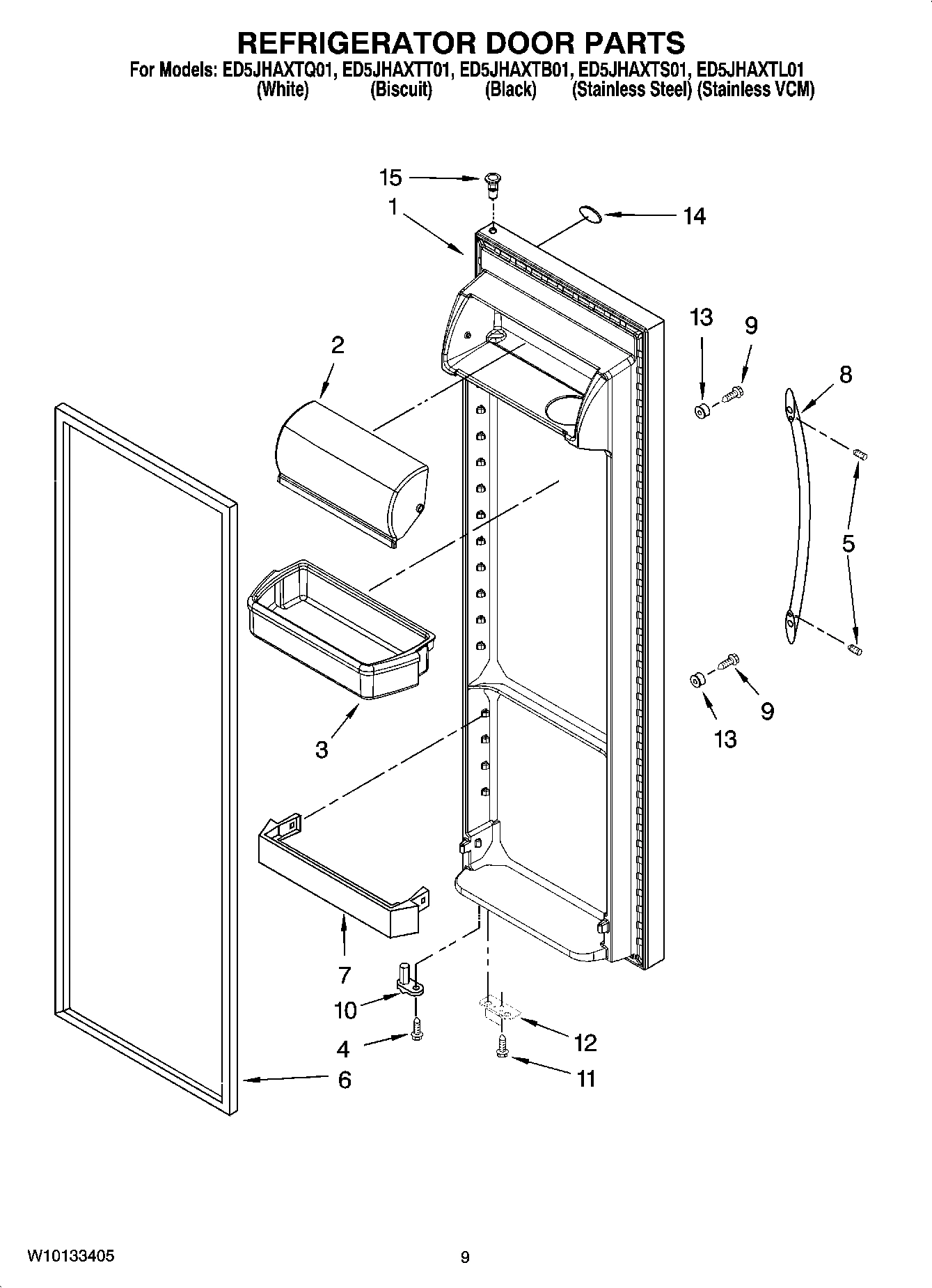 06 - REFRIGERATOR DOOR PARTS