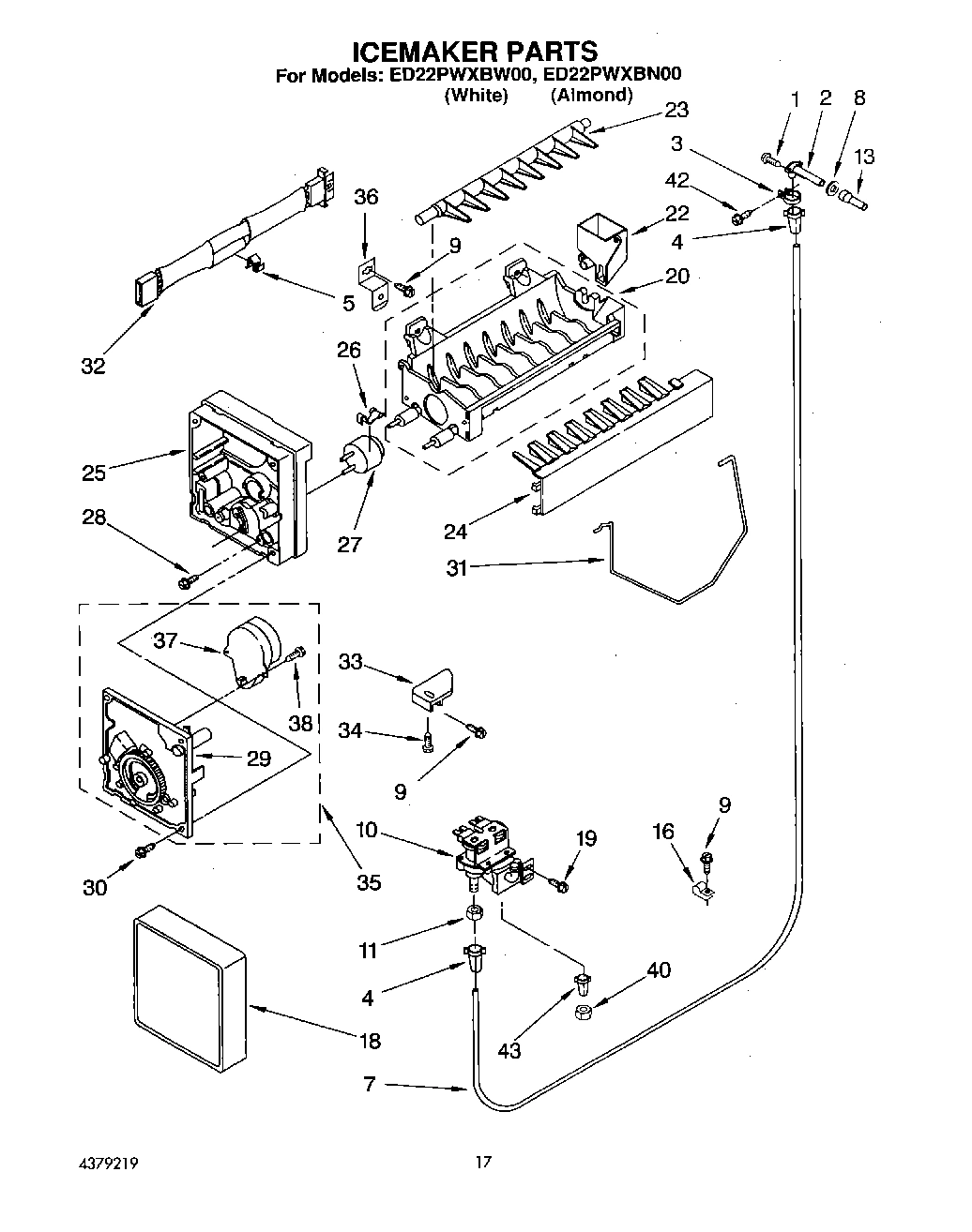 12 - ICEMAKER, LIT/OPTIONAL
