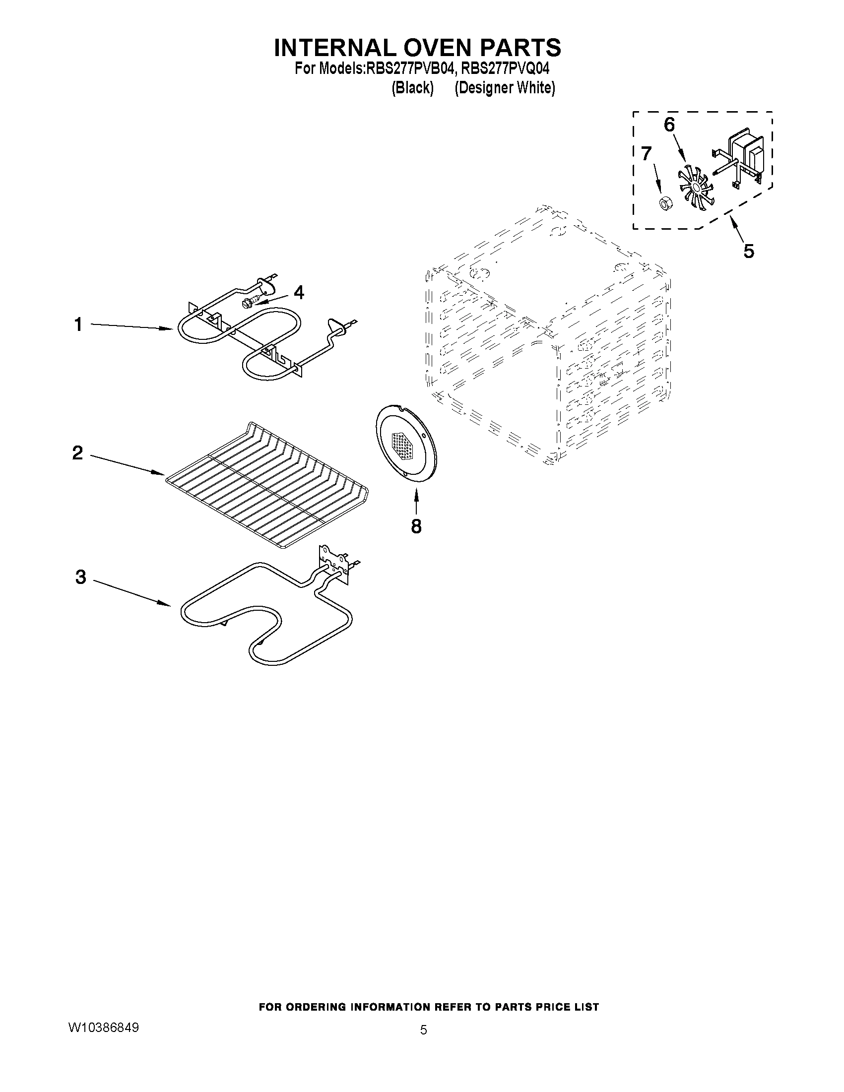04 - INTERNAL OVEN PARTS