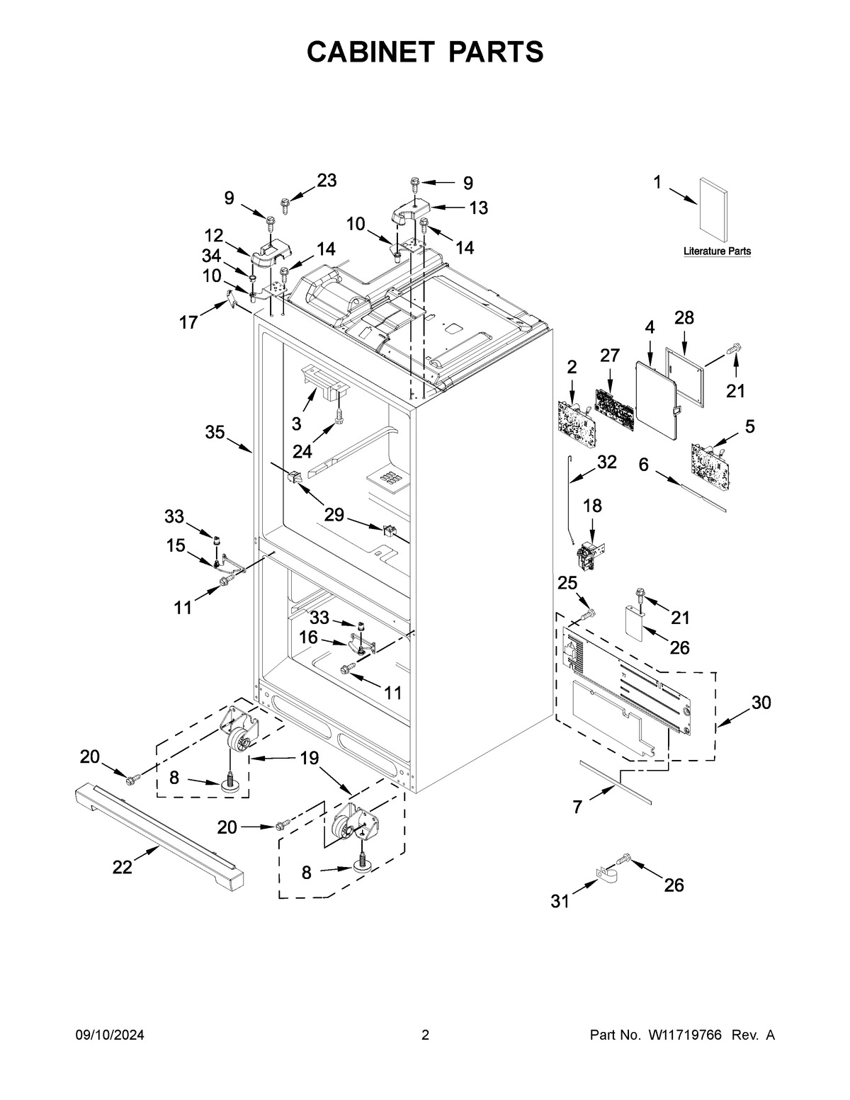 02 - CABINET PARTS