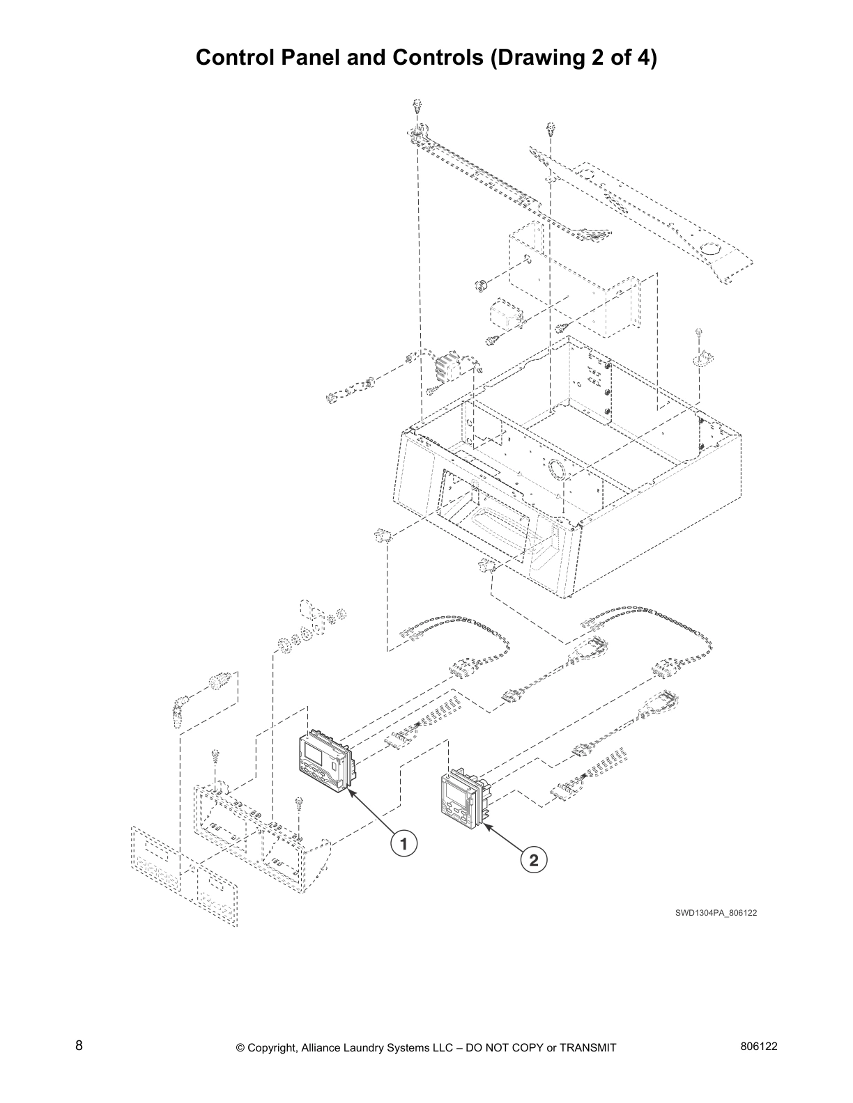 Control Panel and Controls (Drawing 2 of 4)