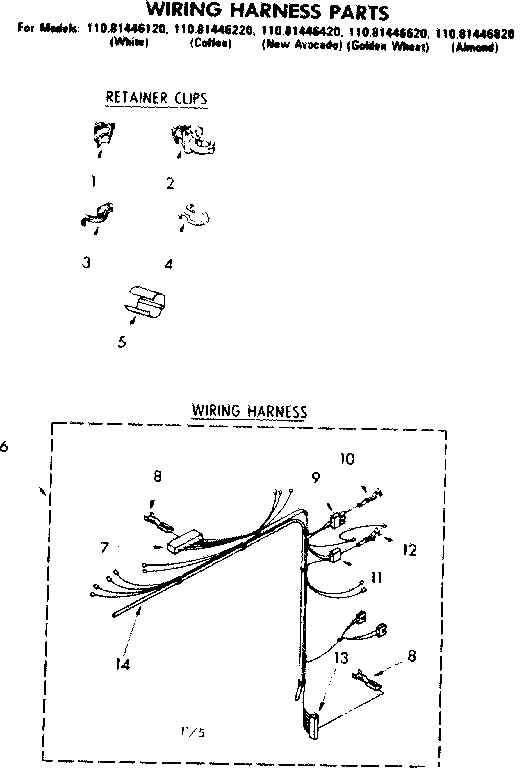 WIRING HARNESS PARTS