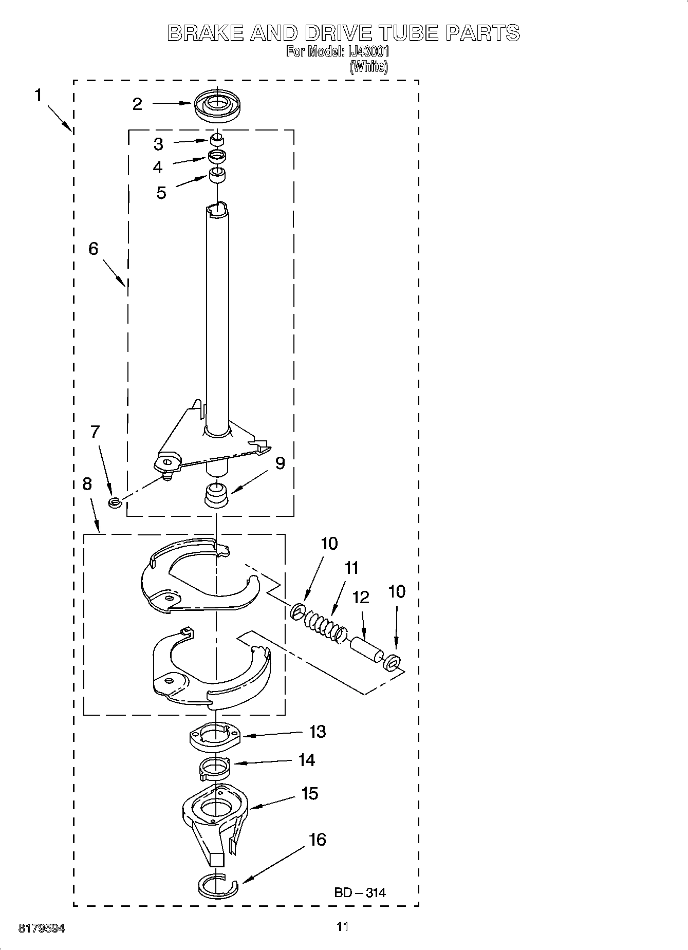 07 - BRAKE AND DRIVE TUBE PARTS