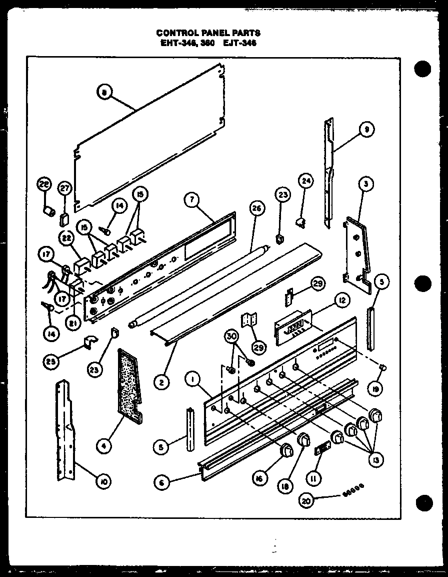 01 - CONTROL PANEL PARTS