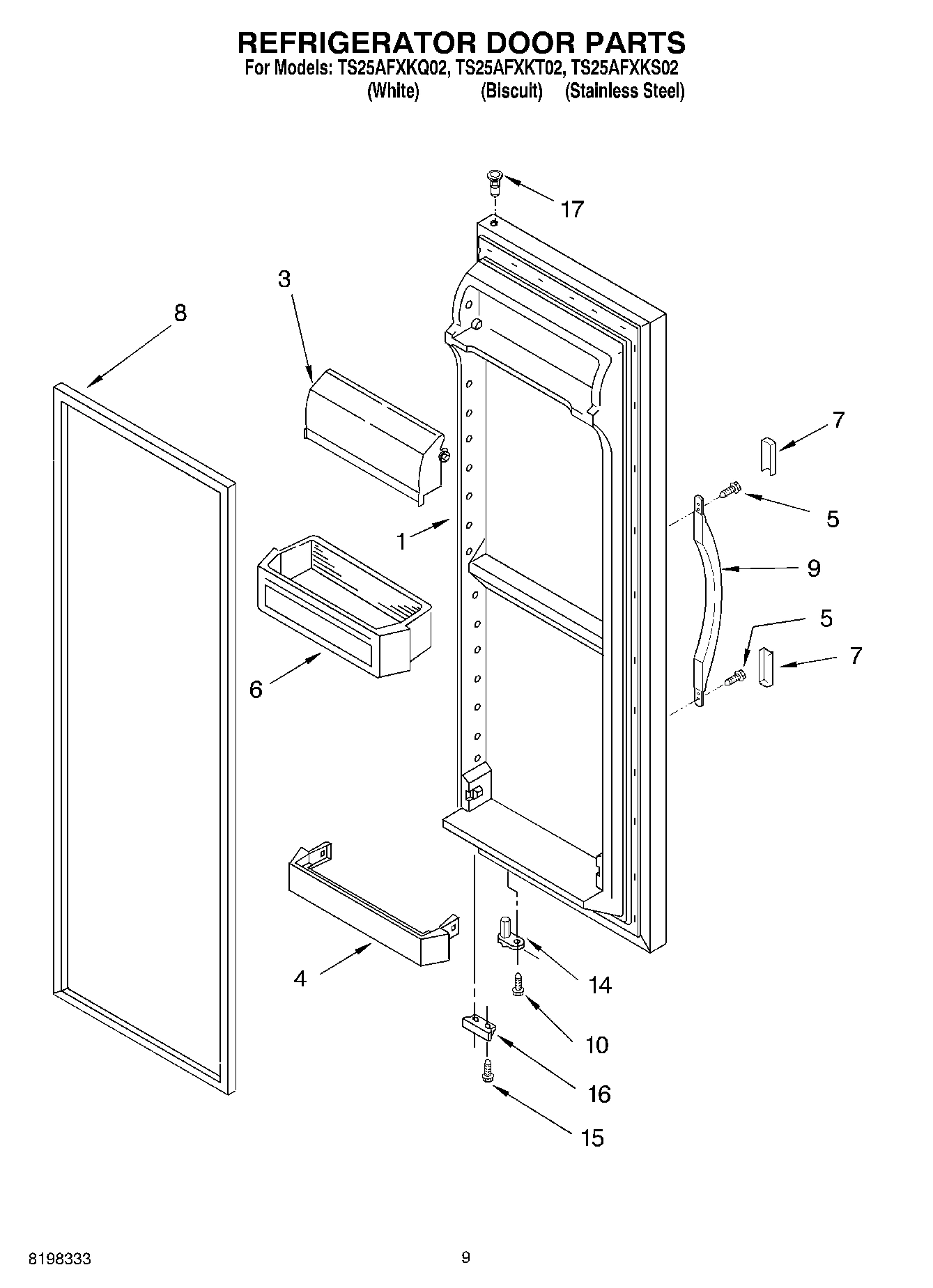 06 - REFRIGERATOR DOOR PARTS