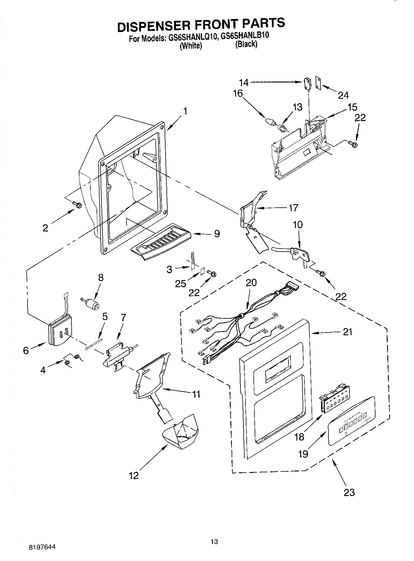 08 - DISPENSER FRONT
