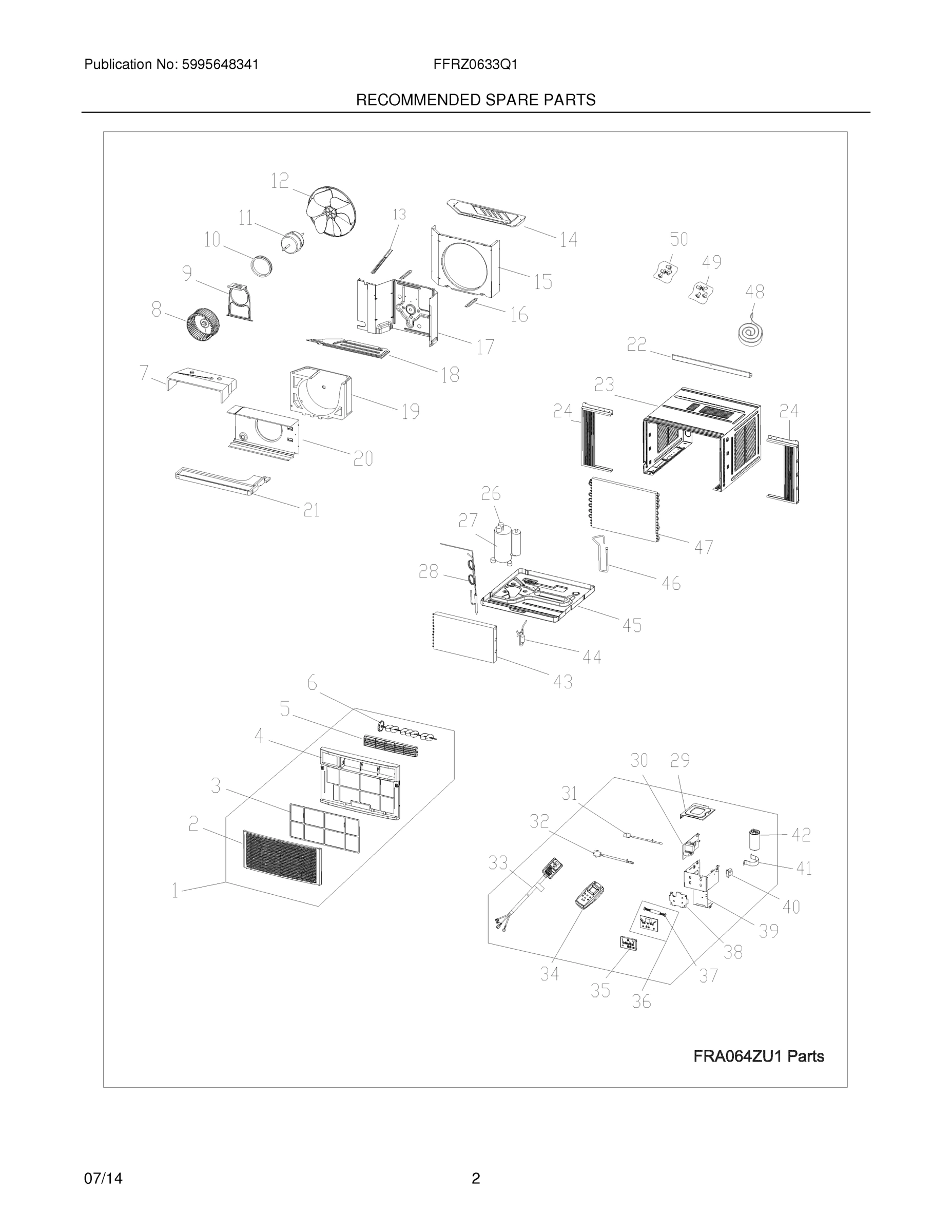 03 - RECOMMENDED SPARE PARTS