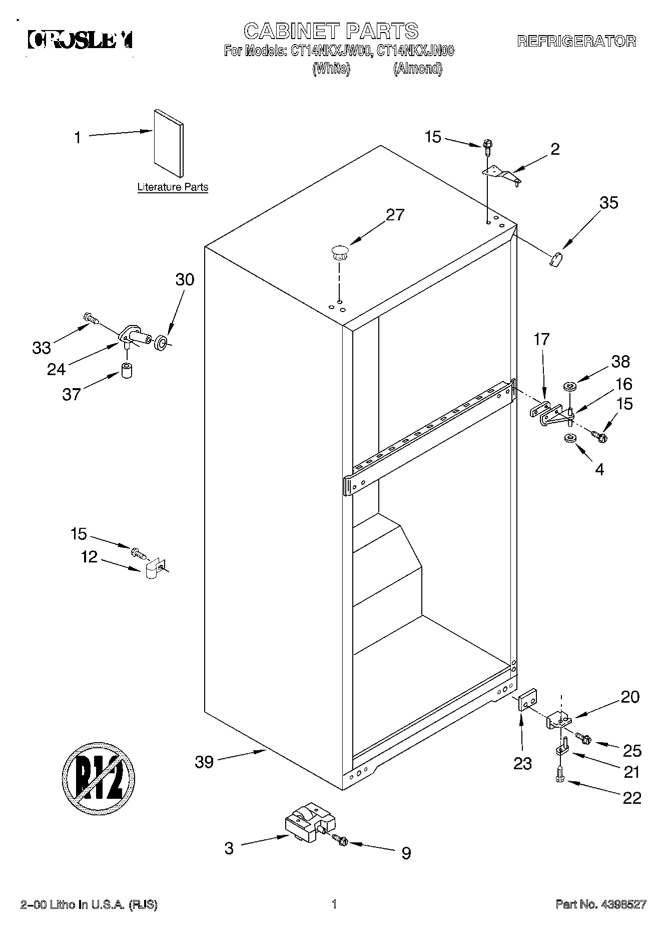 01 - CABINET, LITERATURE