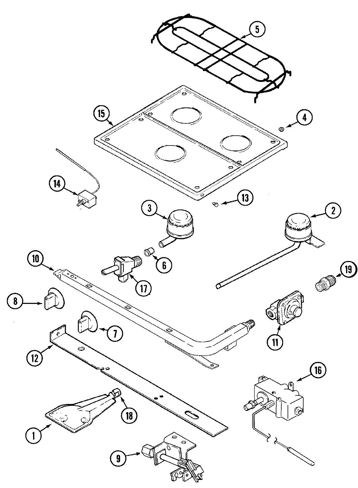 04 - TOP & GAS CONTROLS (SERIES 11)