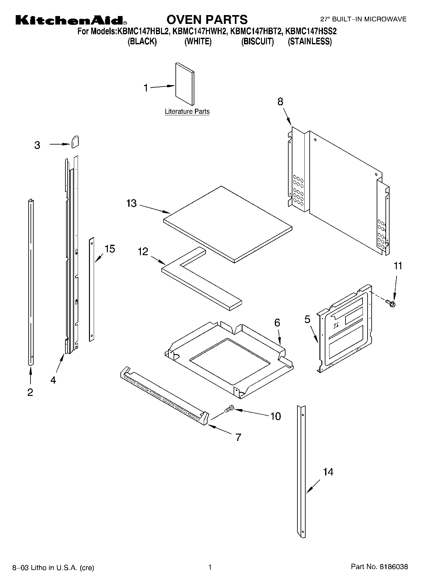 01 - OVEN PARTS