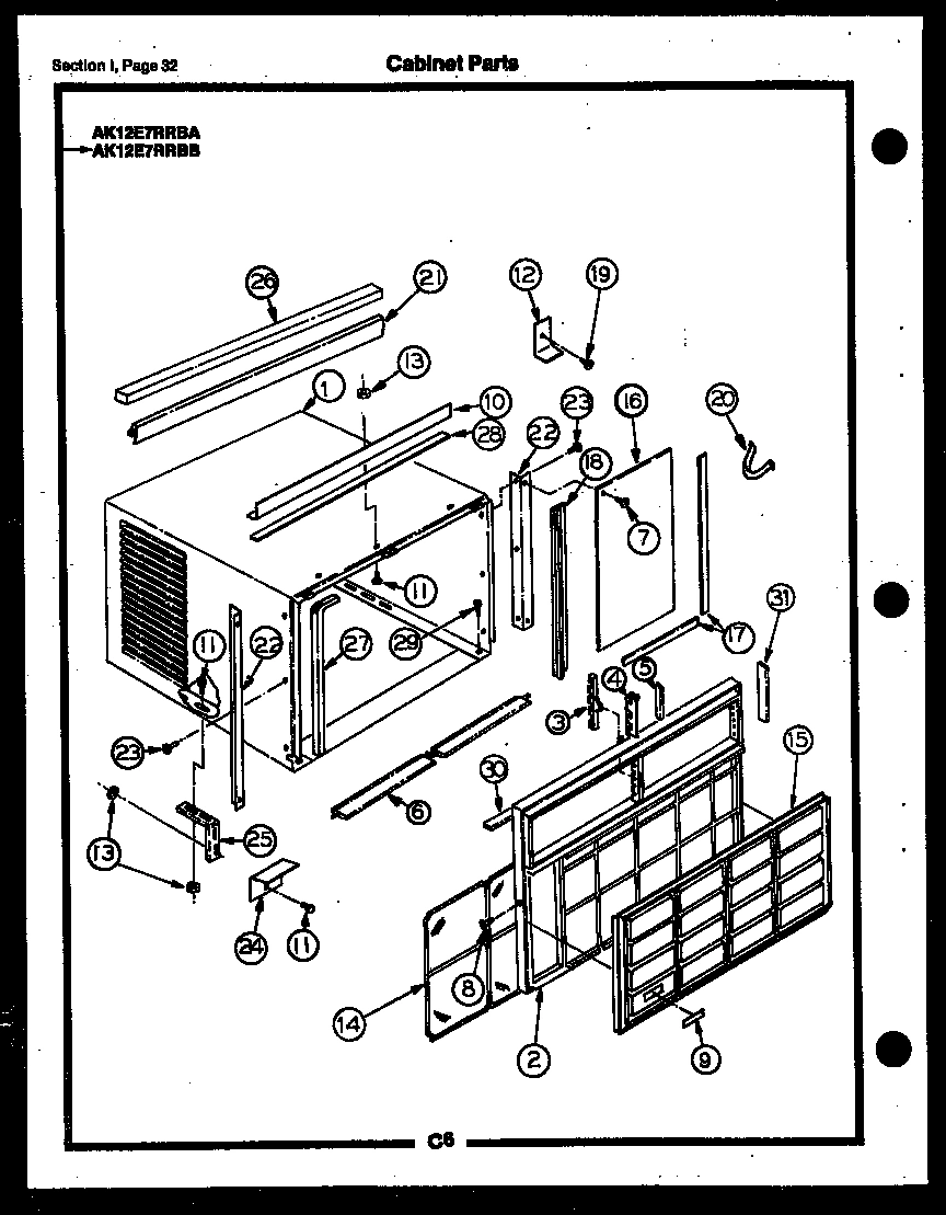 15 - CABINET PARTS