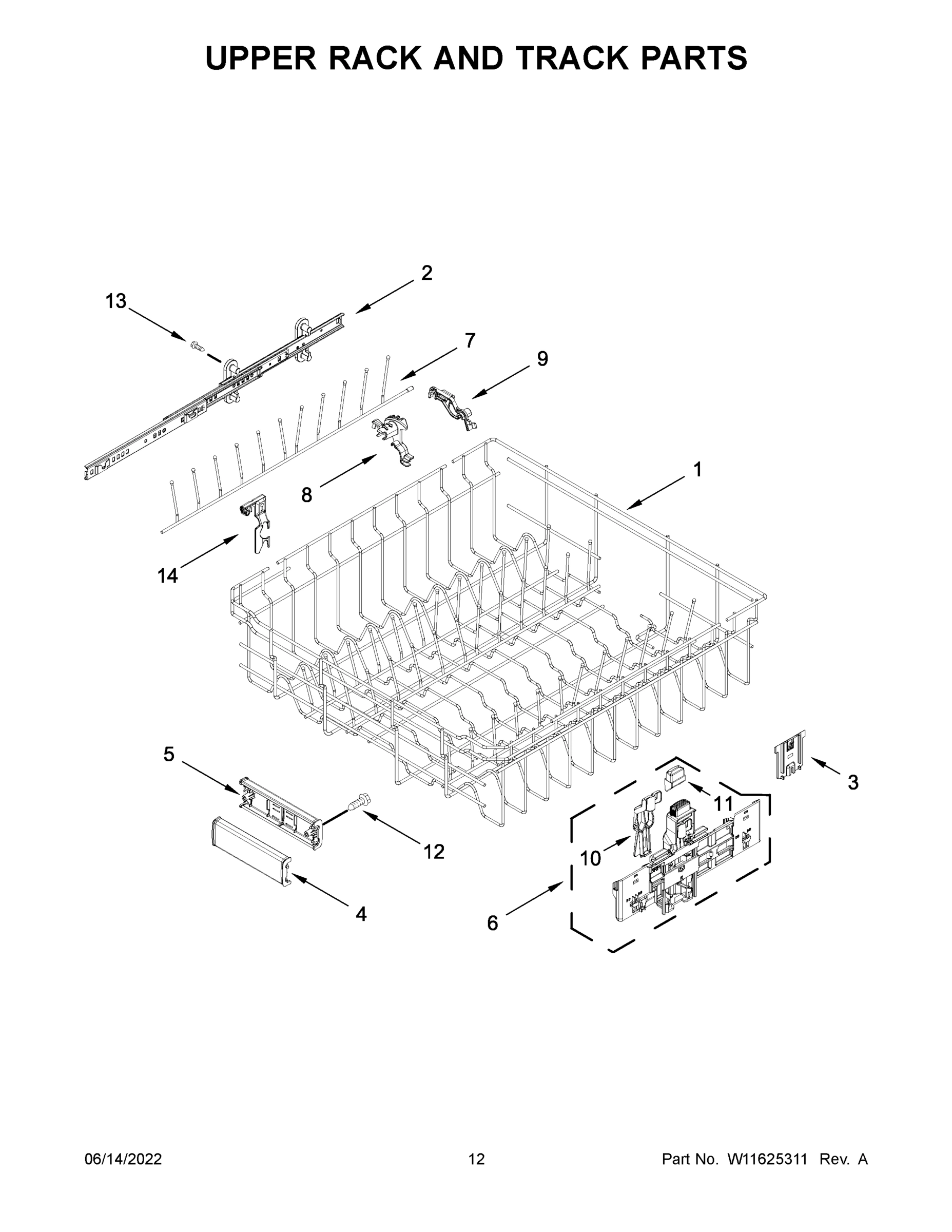 07 - UPPER RACK AND TRACK PARTS