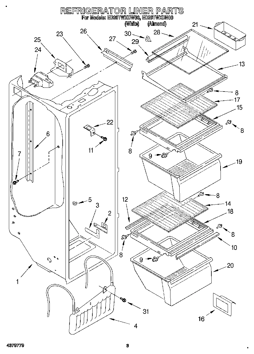 02 - REFRIGERATOR LINER
