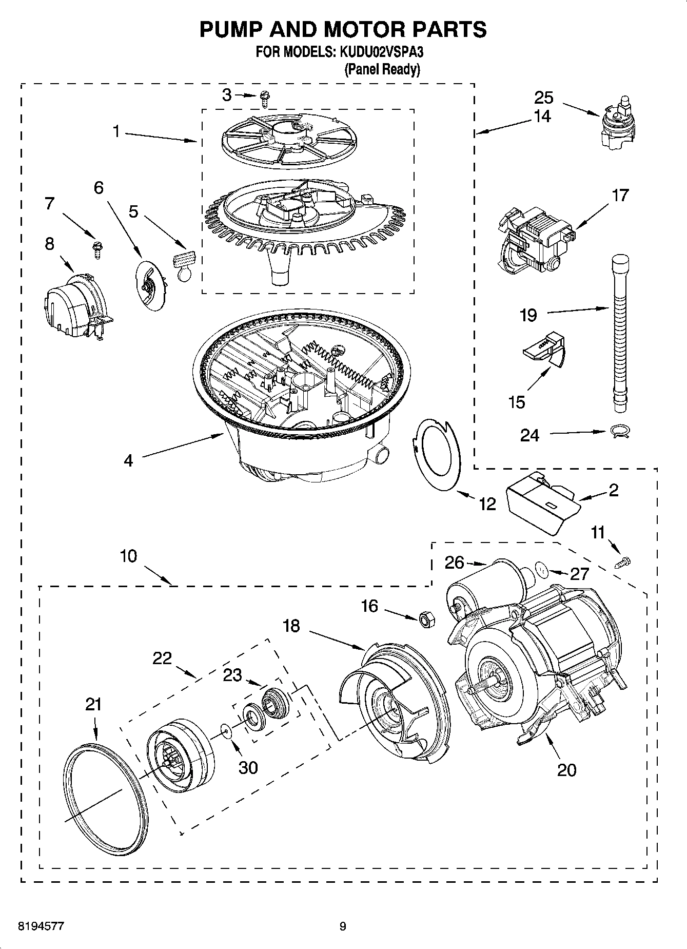 08 - PUMP AND MOTOR PARTS